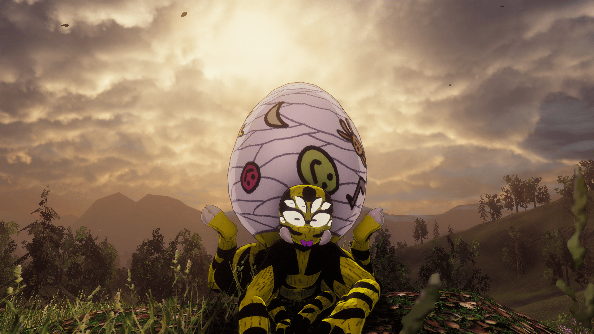 Don't Starve Warrior Spider texture for Creepy Crawler.