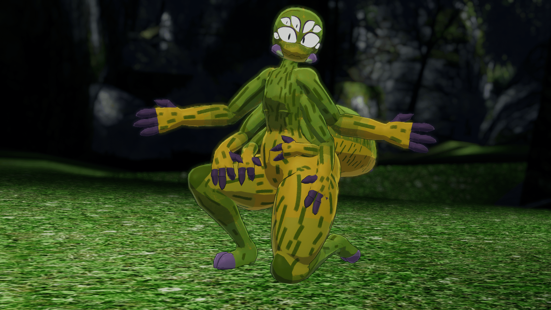 Don't Starve Ship Wrecked Venomous Warrior Spider texture for Creepy Crawler. 