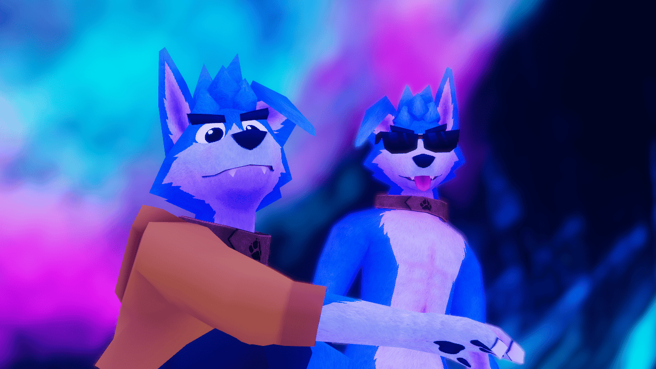 Lowpoly Canine VRChat Avatar Base