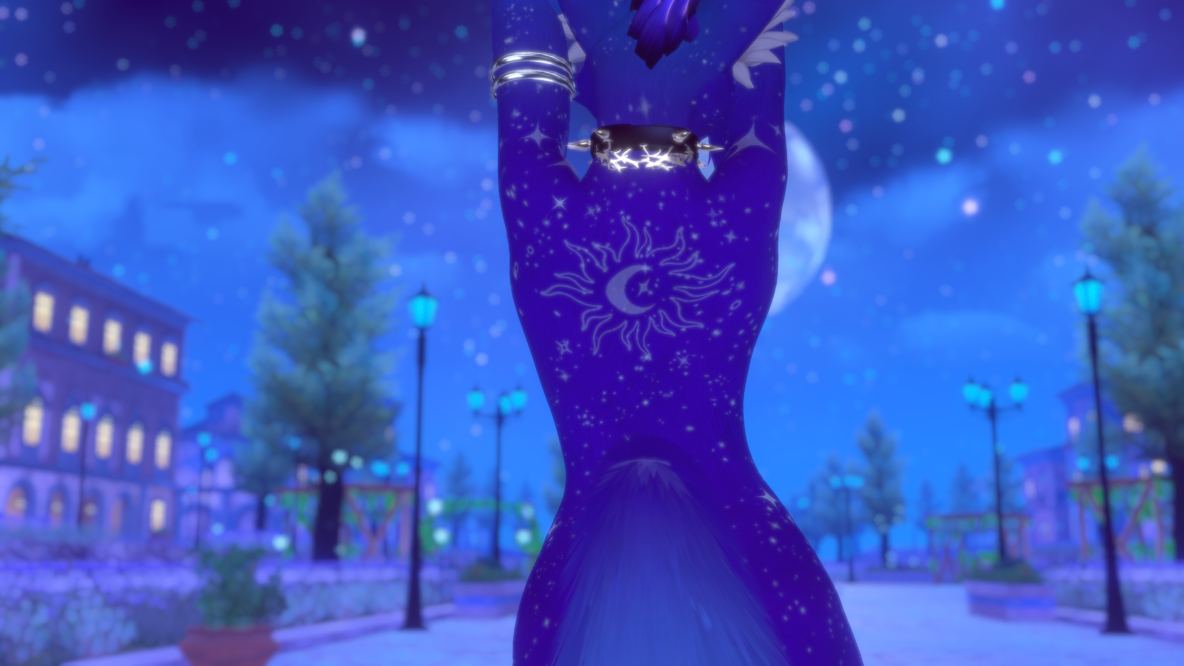 Galaxy Texture ♡ Male & Female Toggles for FoxiPaws Akia (VRChat Furry)