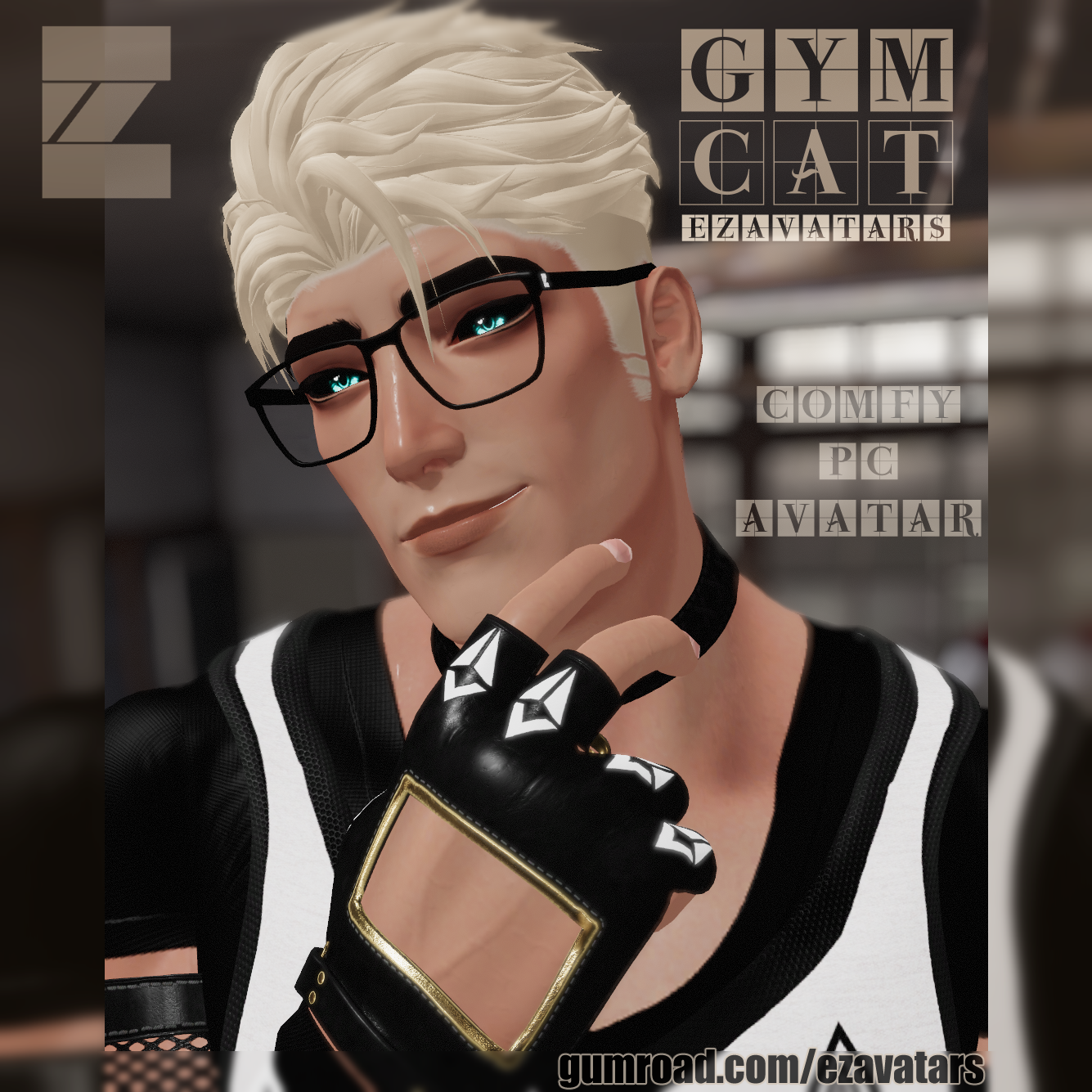 Gym Cat - PC Avatar - Personal License Only