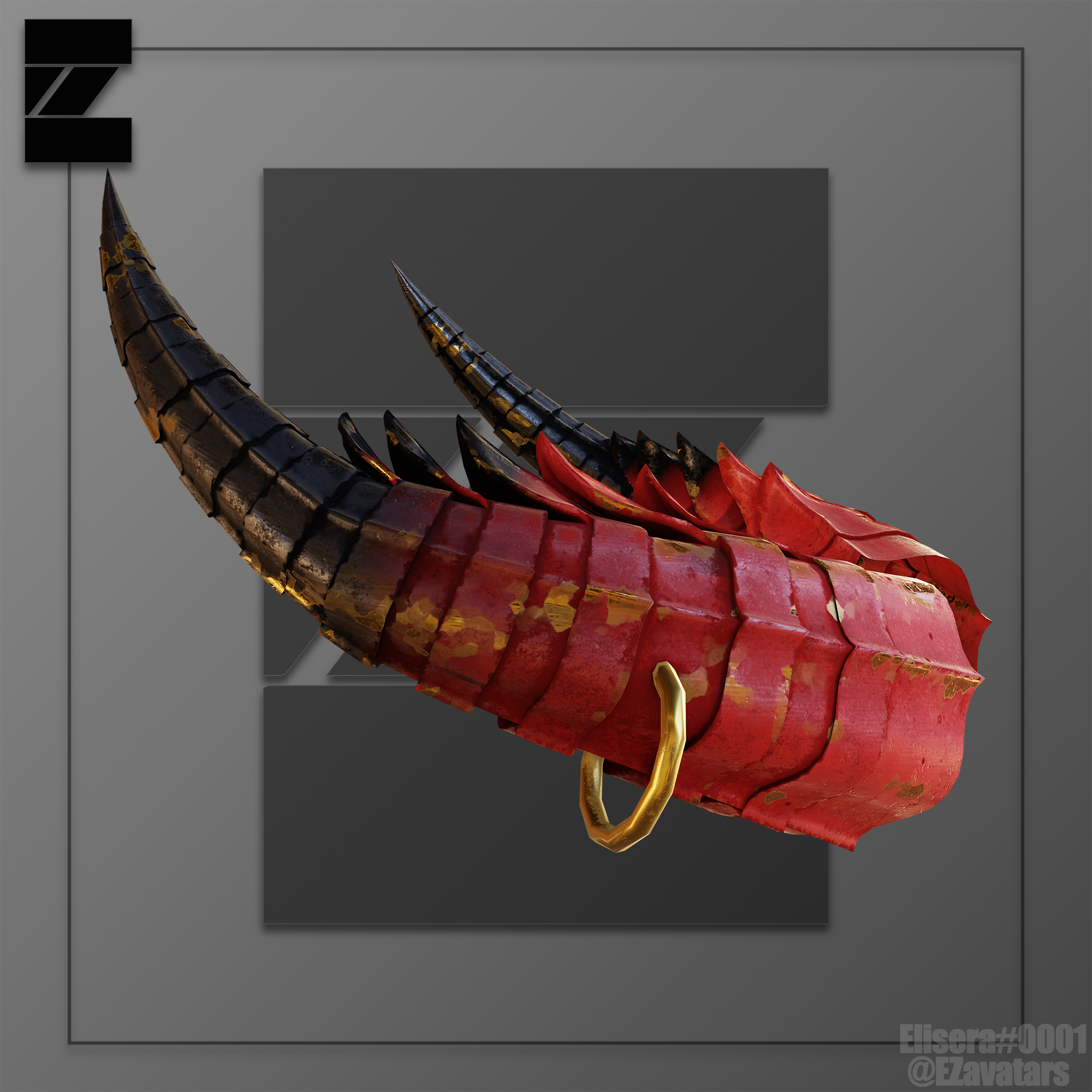 Dragoness Horns - Commercial License