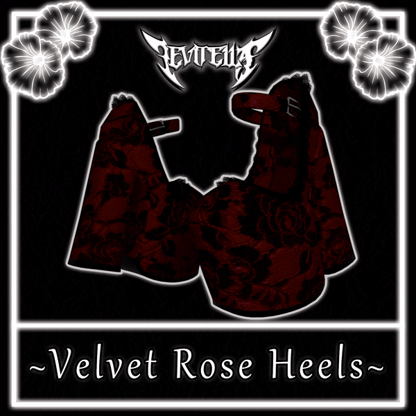 •Velvet Rose Heels•