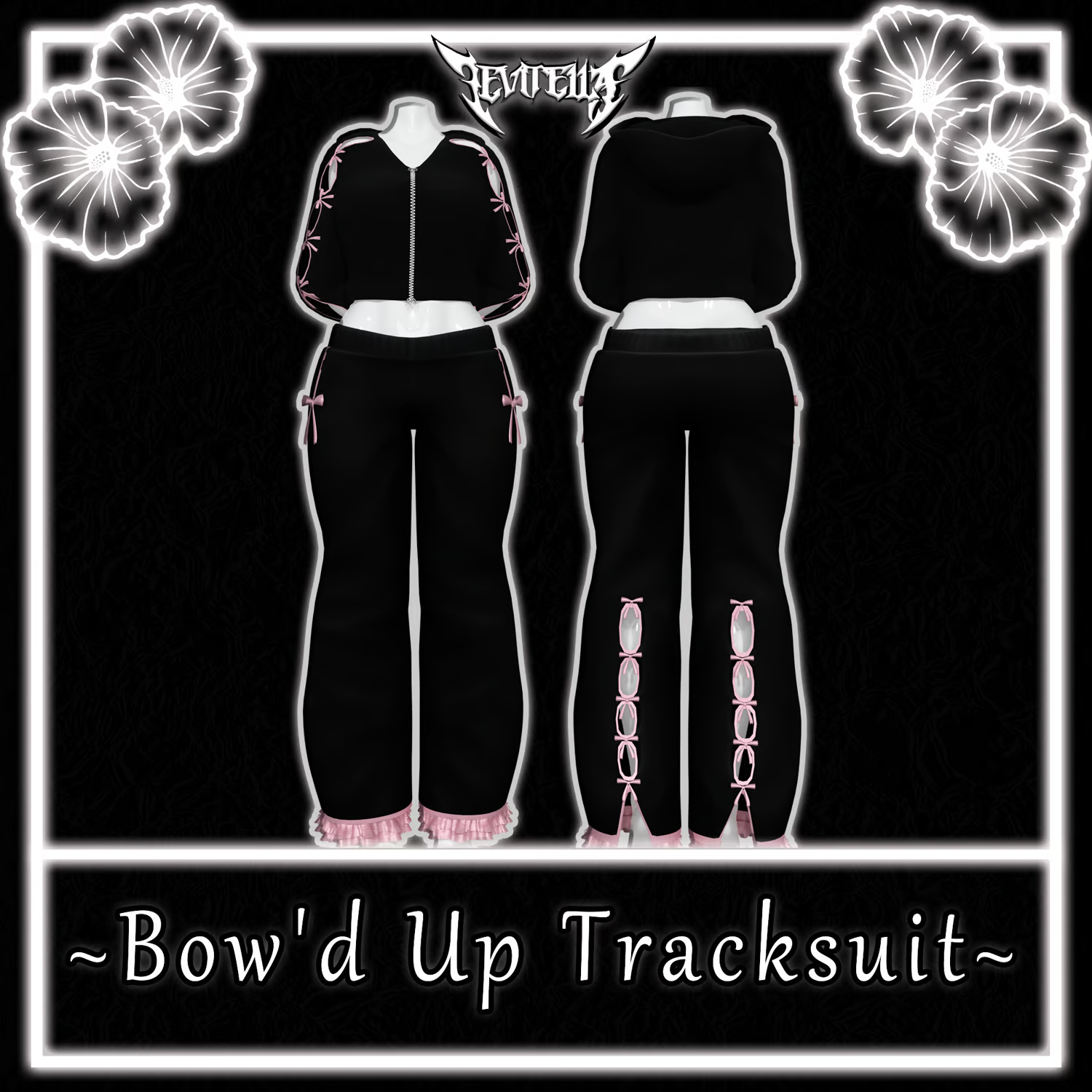 •Bow'd Up Tracksuit, Tanktop & Shorts•