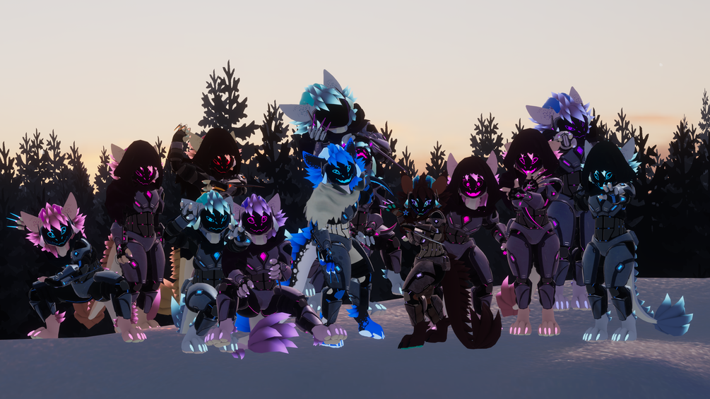 The Protobold - Protogen Kobold Armor and Visor for Winterbold VRChat - ItsGuusy