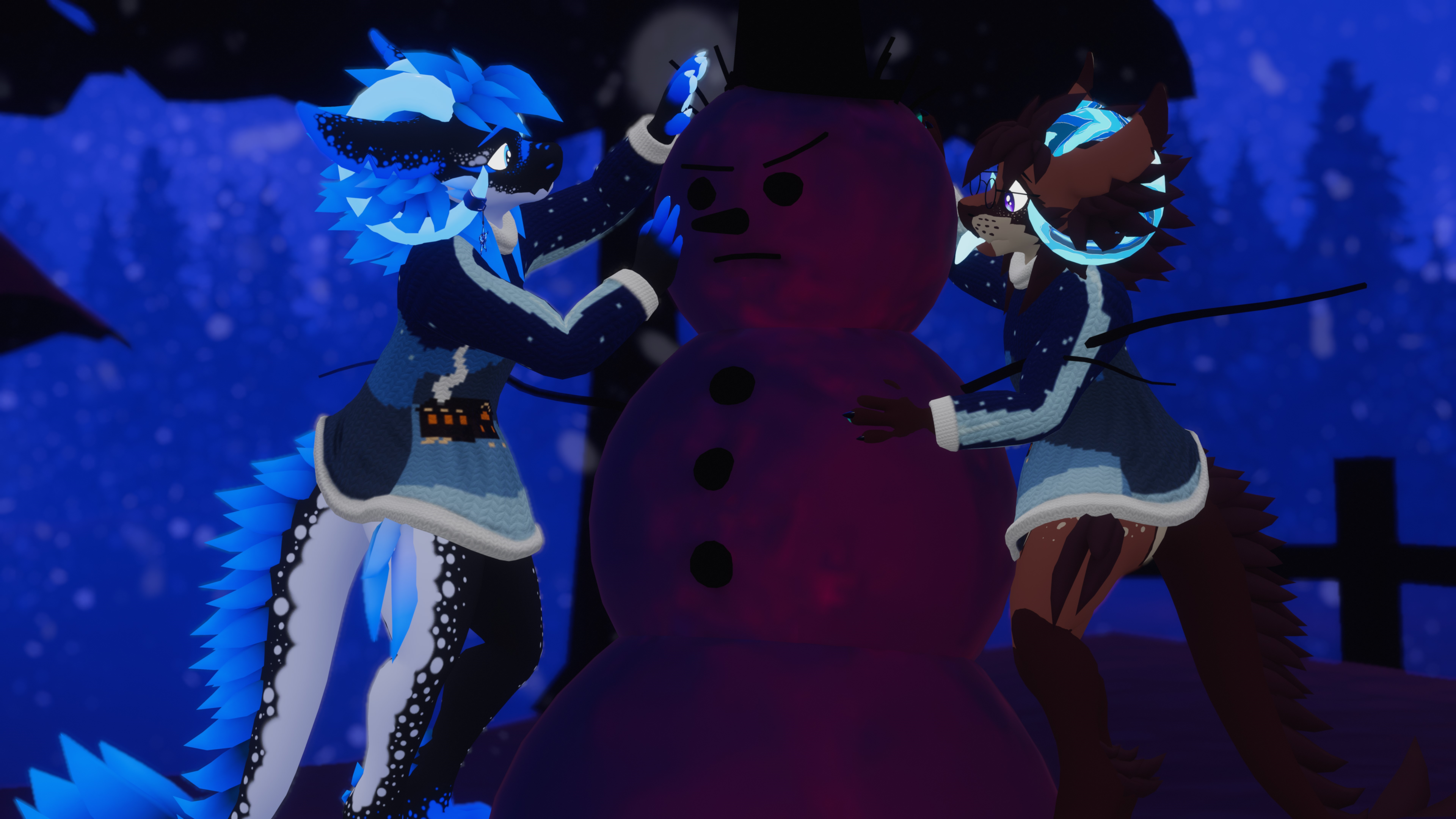 Knitted Sweater for Winterbold - Customizable VRChat Clothes - ItsGuusy