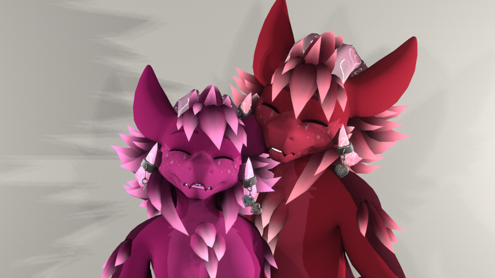 Heart Locket Charm for Winterbold - Interactive VRChat Love Locket Accessory - ItsGuusy