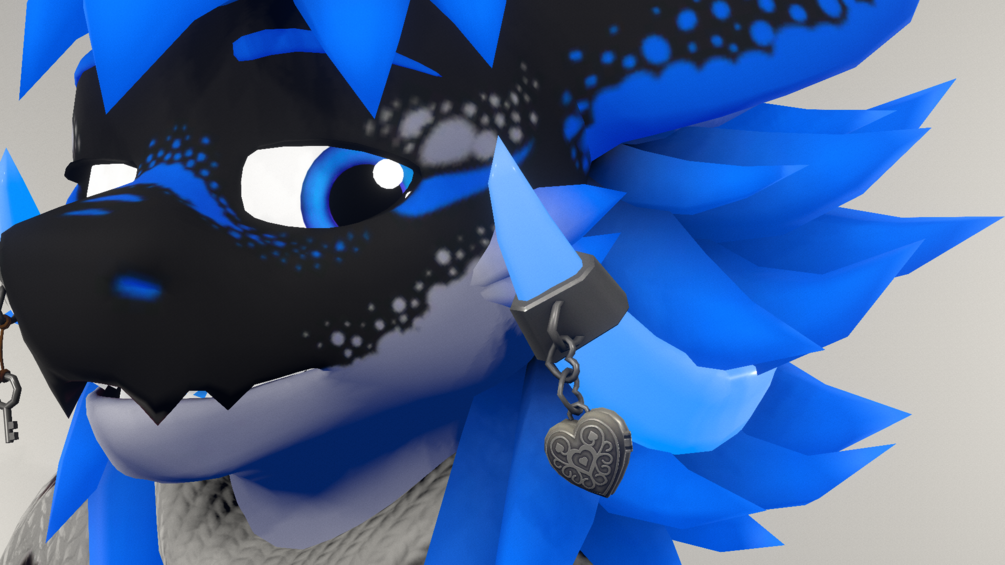 Heart Locket Charm for Winterbold - Interactive VRChat Love Locket Accessory - ItsGuusy