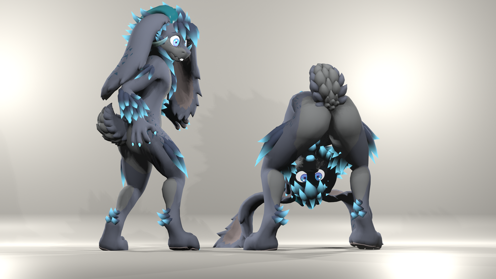 Bunny Rabbit Ears & Tail for Winterbold - VRChat Bunny Avatar Kit - ItsGuusy