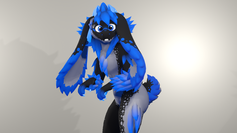 Bunny Rabbit Ears & Tail for Winterbold - VRChat Bunny Avatar Kit - ItsGuusy