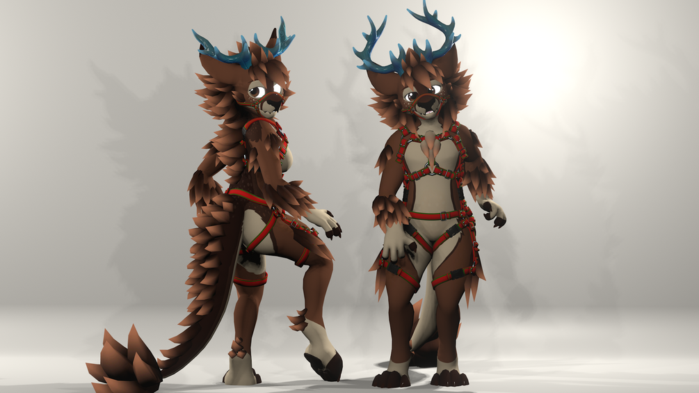 Deerbold Retexture for Winterbold - Reindeer VRChat Avatar Retexture - ItsGuusy