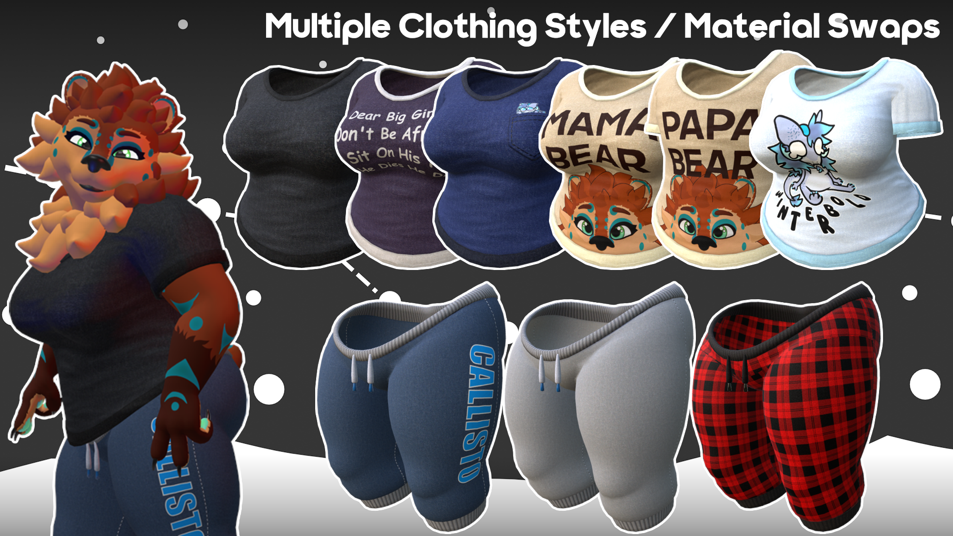 The Callisto Bear - Fluffy/Furry Bear Avatar Base for VRChat by ItsGuusy