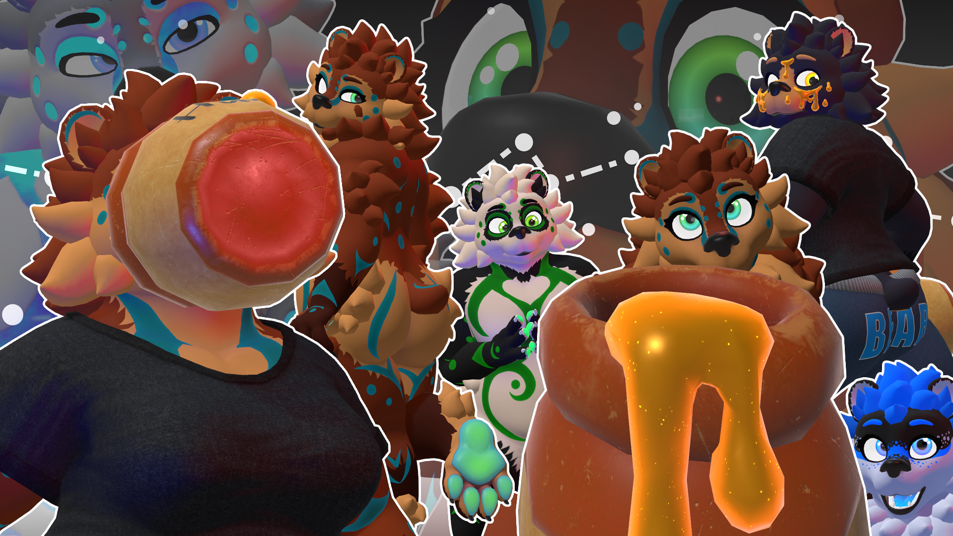 The Callisto Bear - Fluffy/Furry Bear Avatar Base for VRChat by ItsGuusy