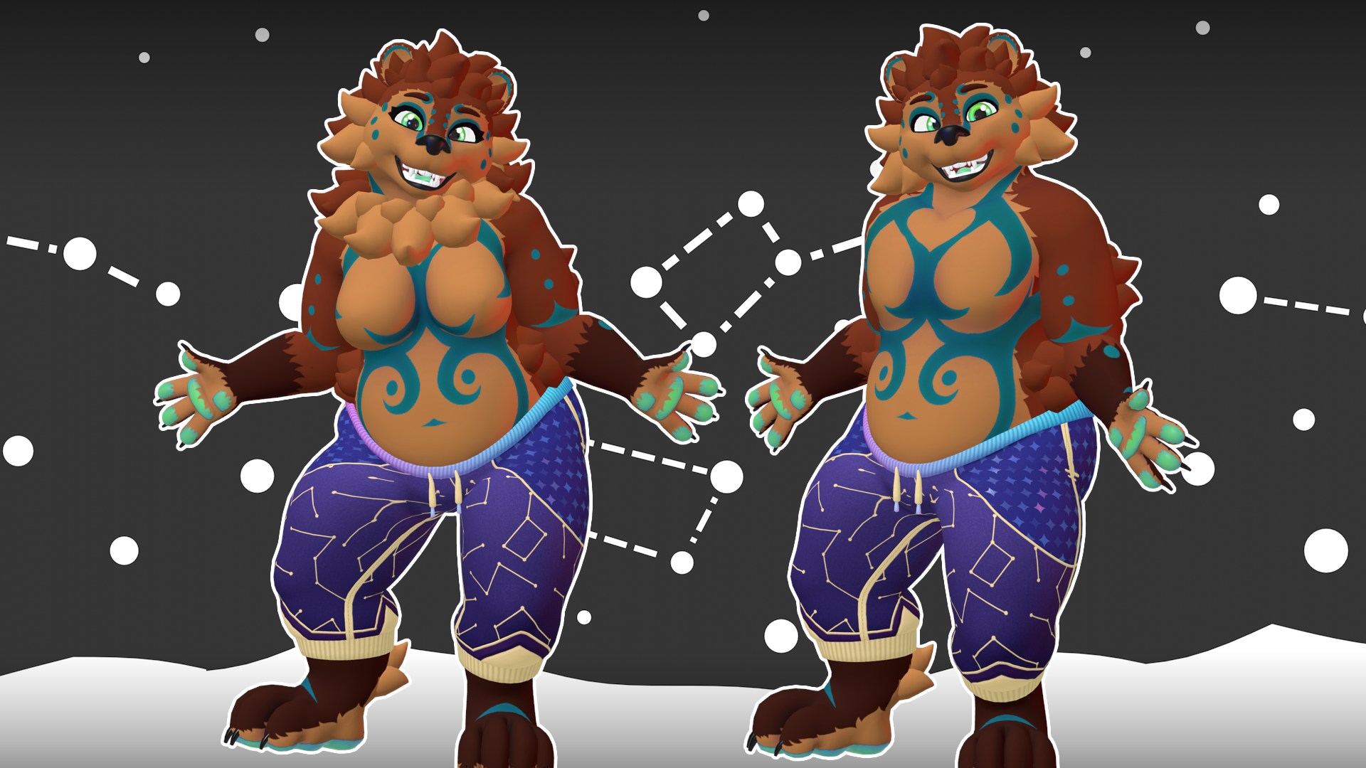 Furality Somna Pajamas Retexture for Callisto Bear - Cozy AudioLink Pajamas Base Clothing Retexture - ItsGuusy