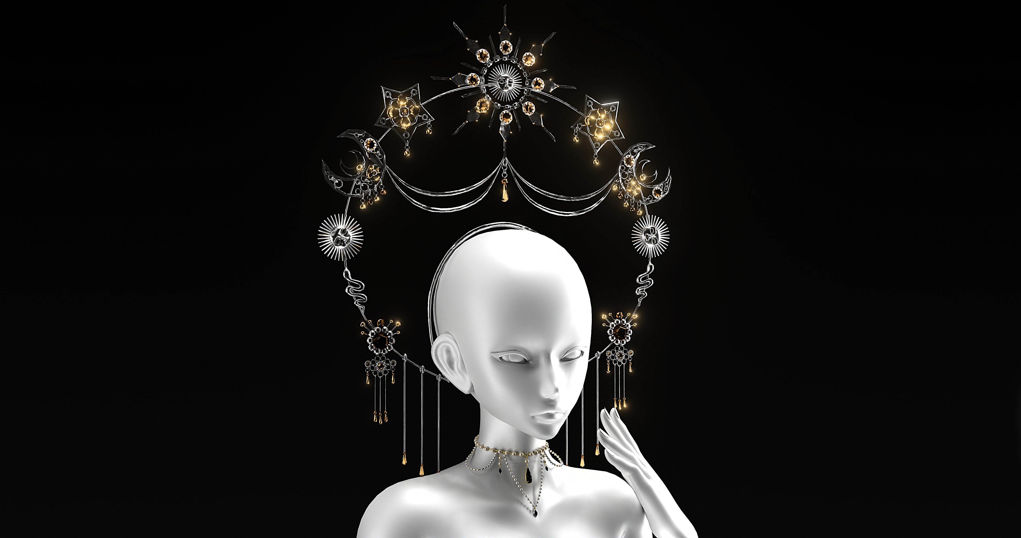 Royal Headpiece & Necklace