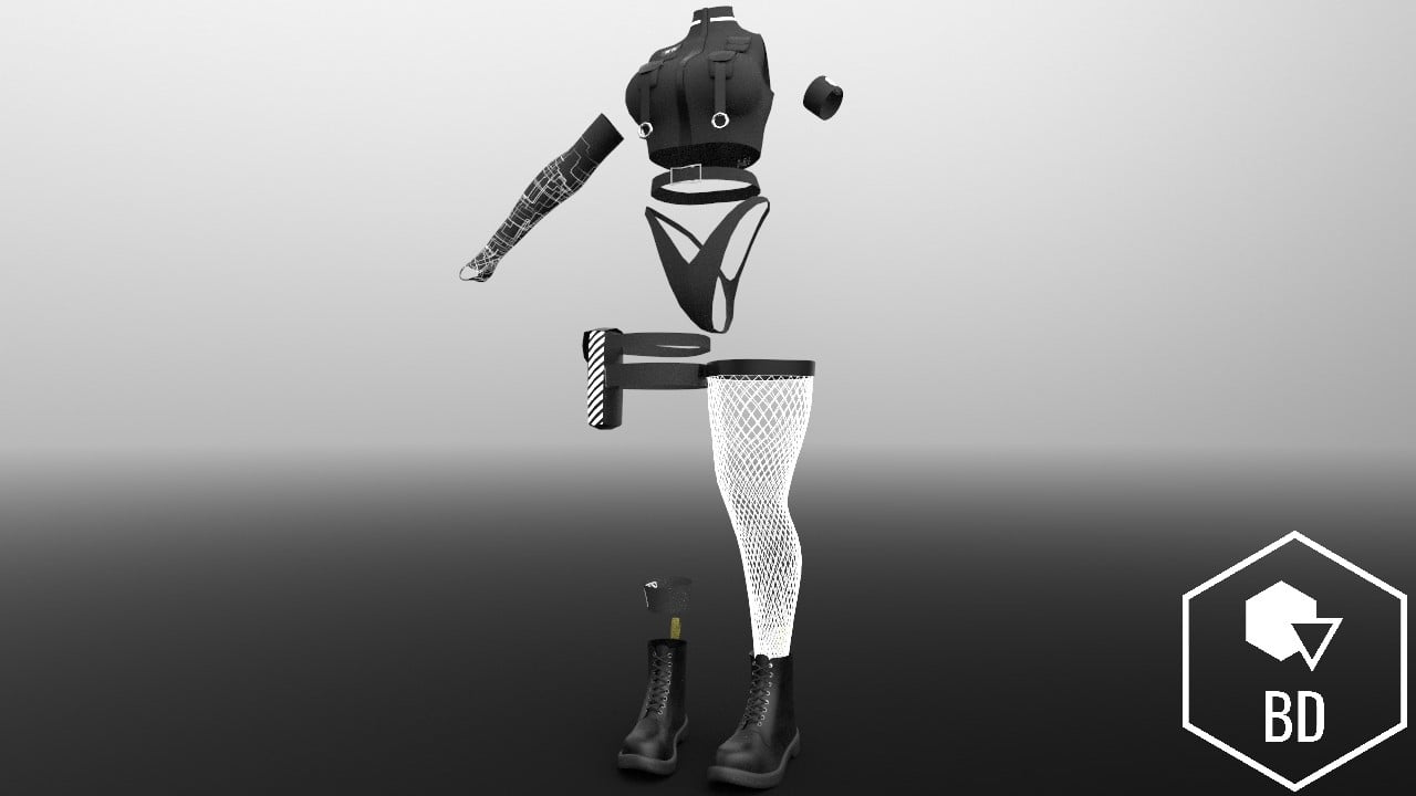 E-Girl Tactical wear