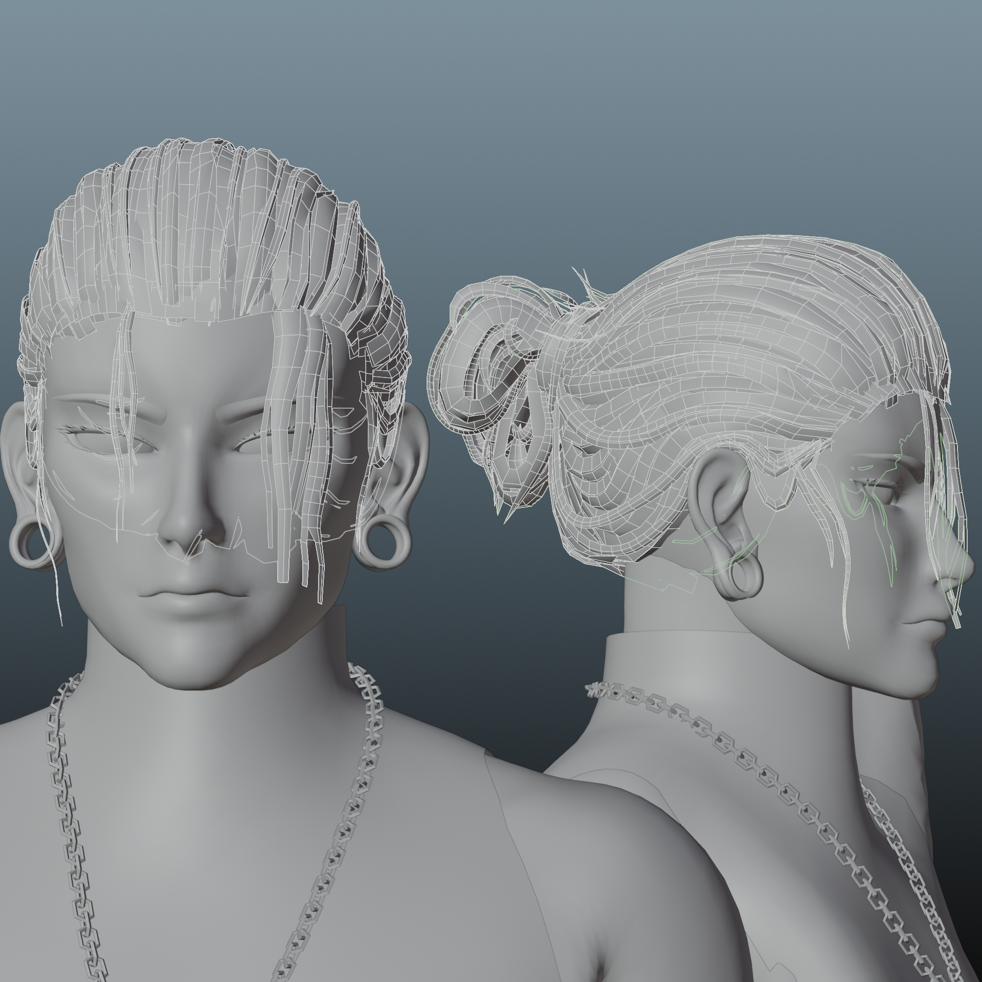 Man bun by Blake_D