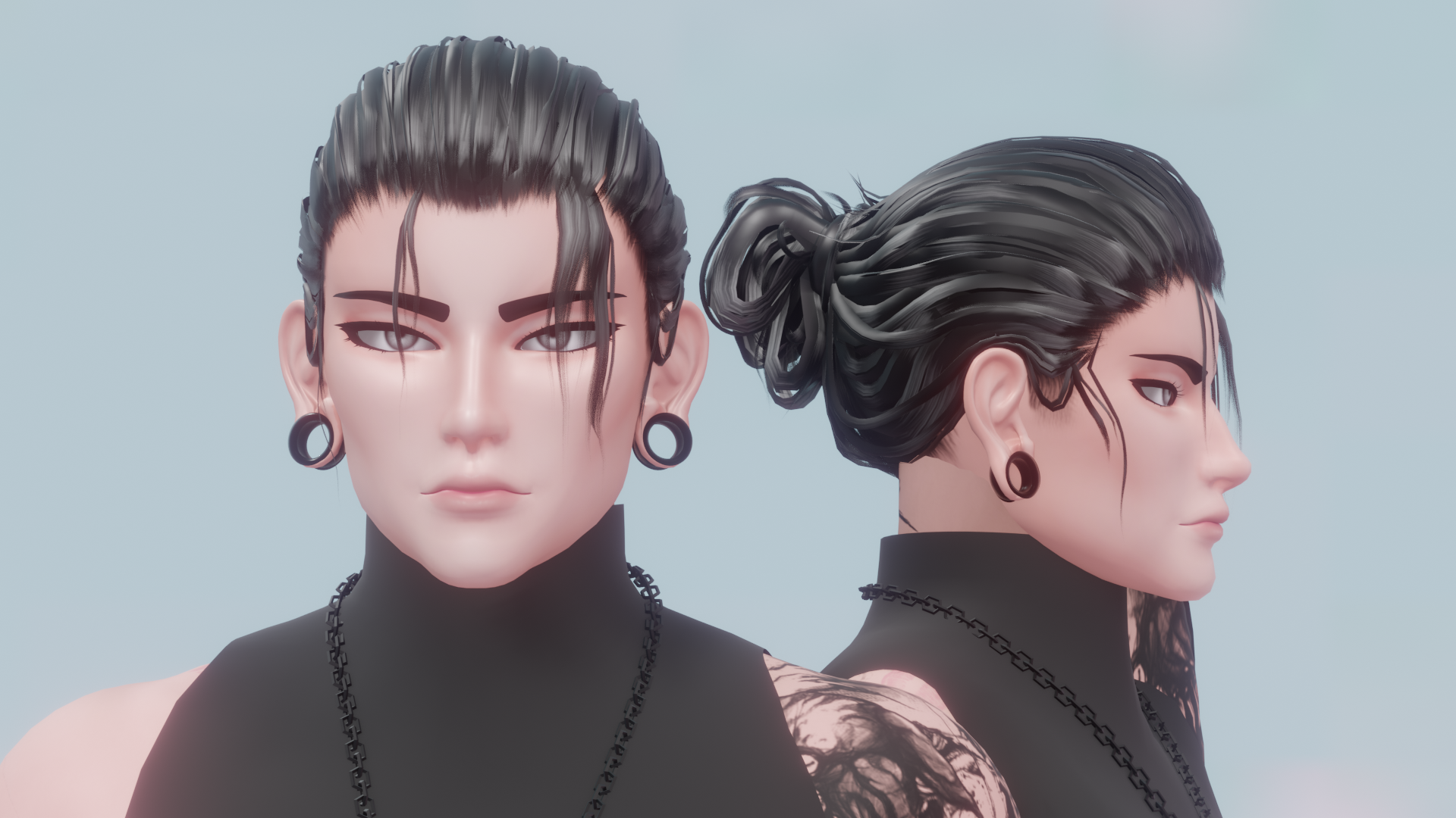 Man bun by Blake_D