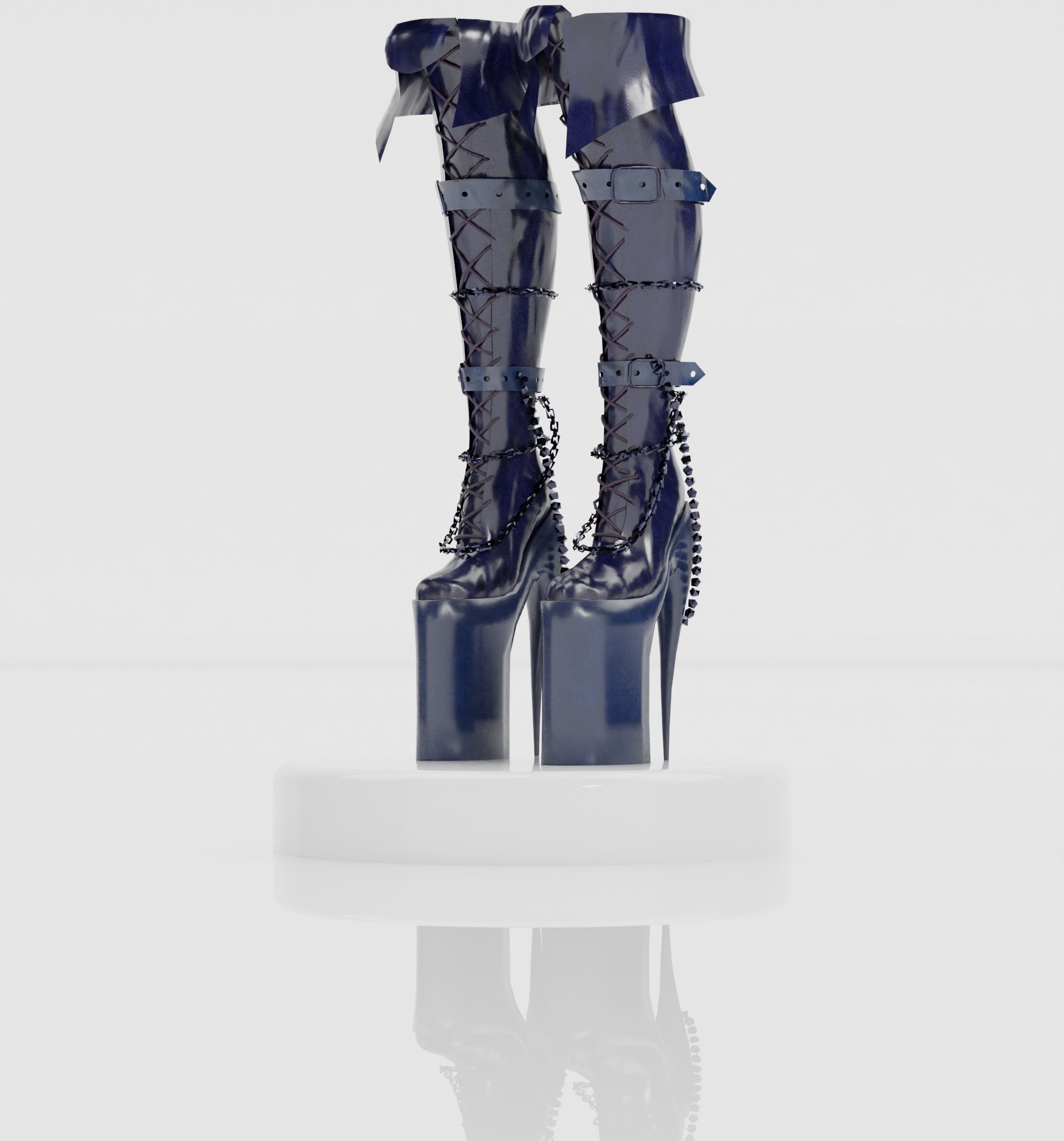 Knee-High heels