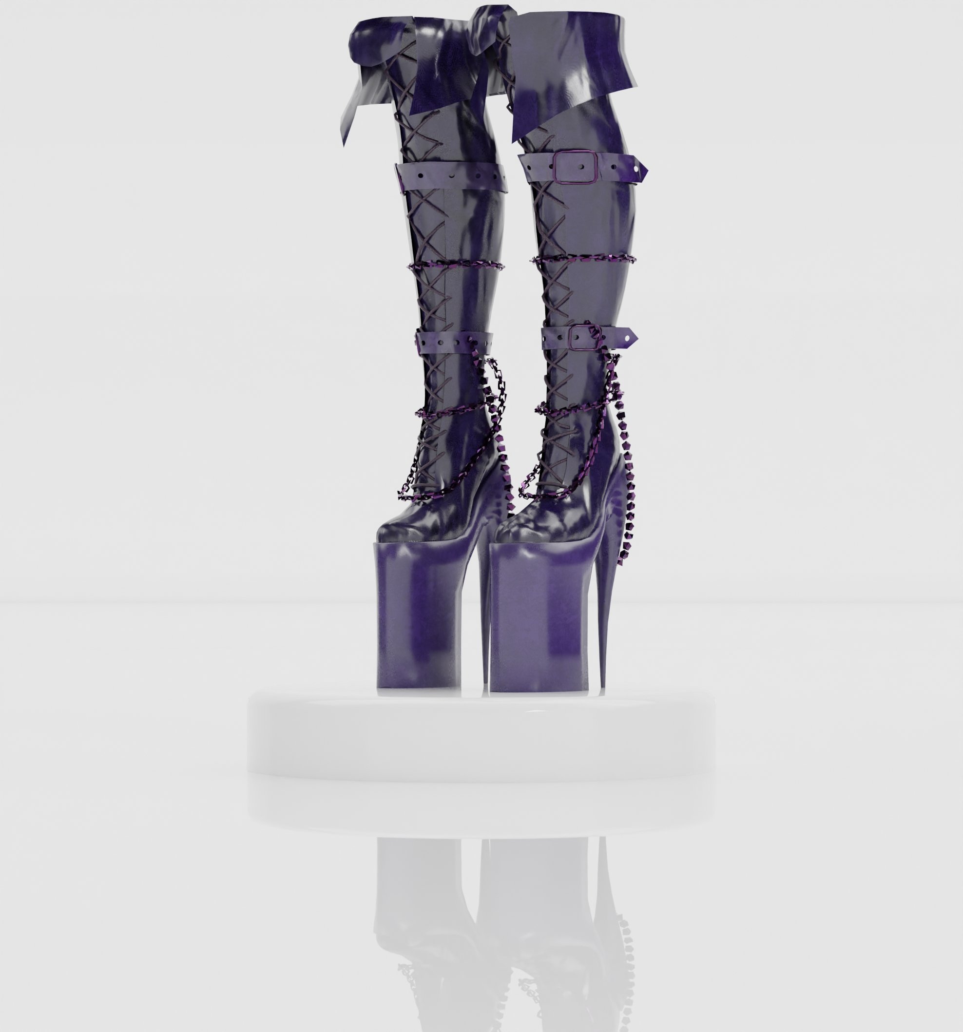 Knee-High heels