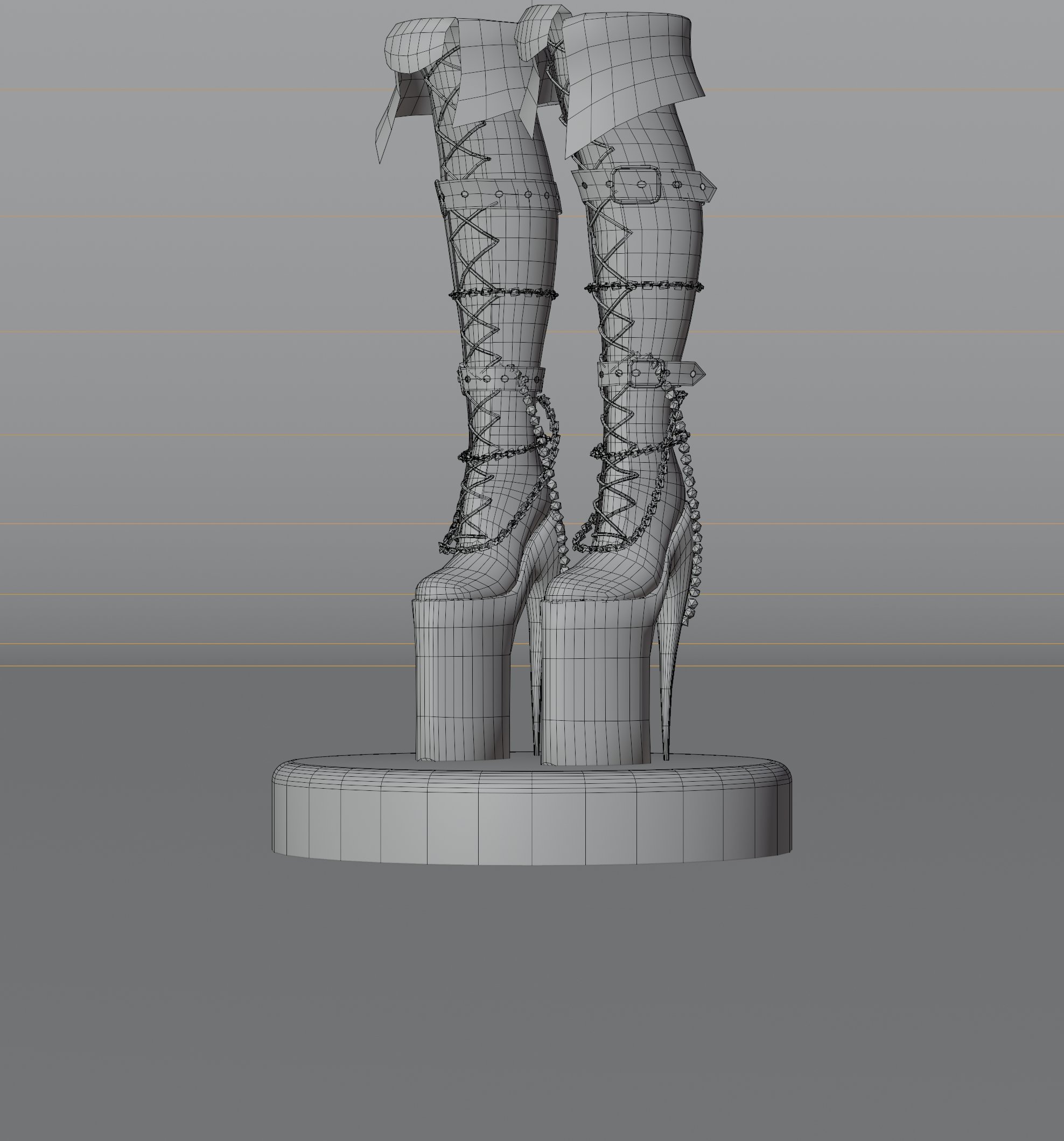Knee-High heels