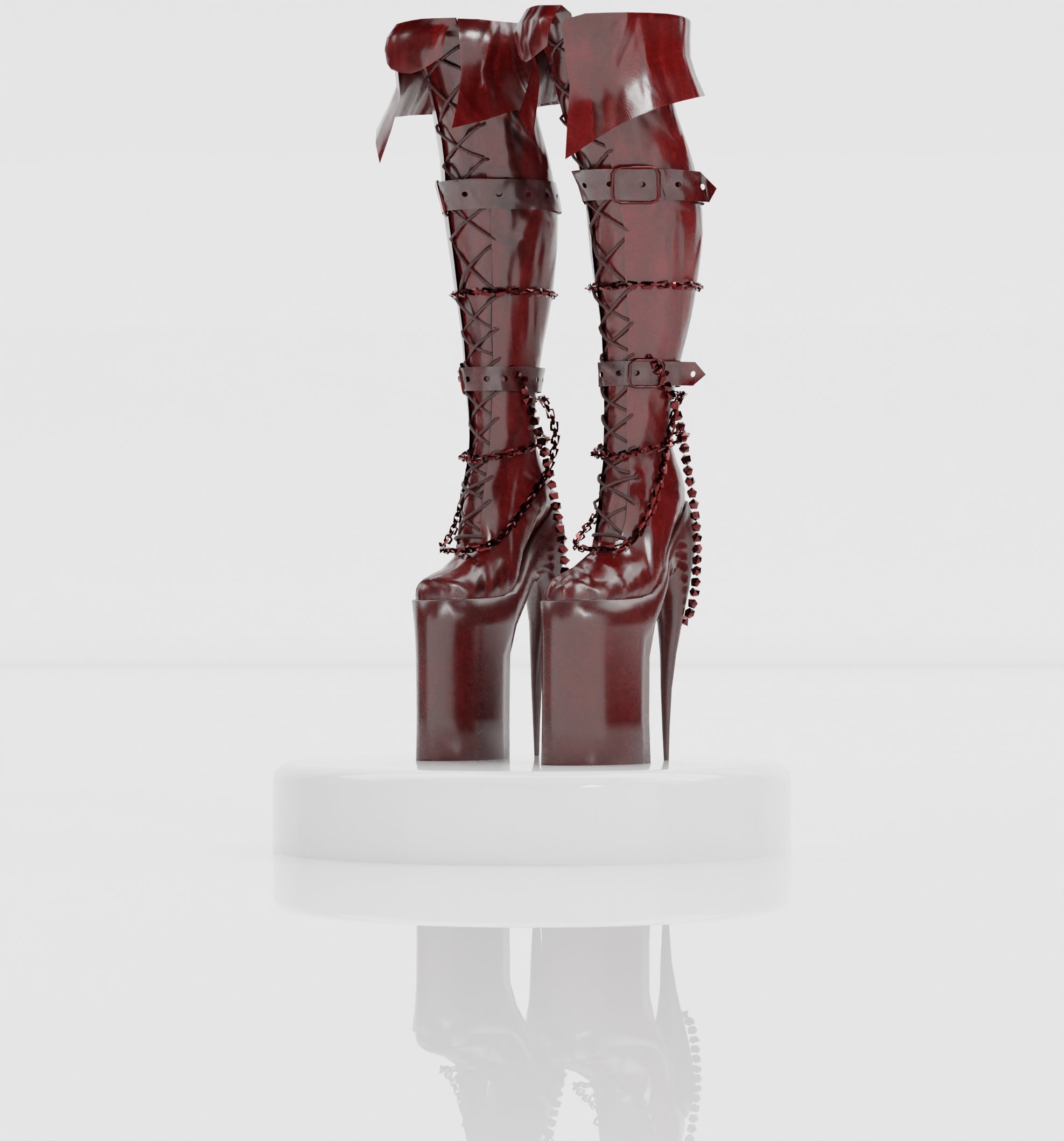 Knee-High heels