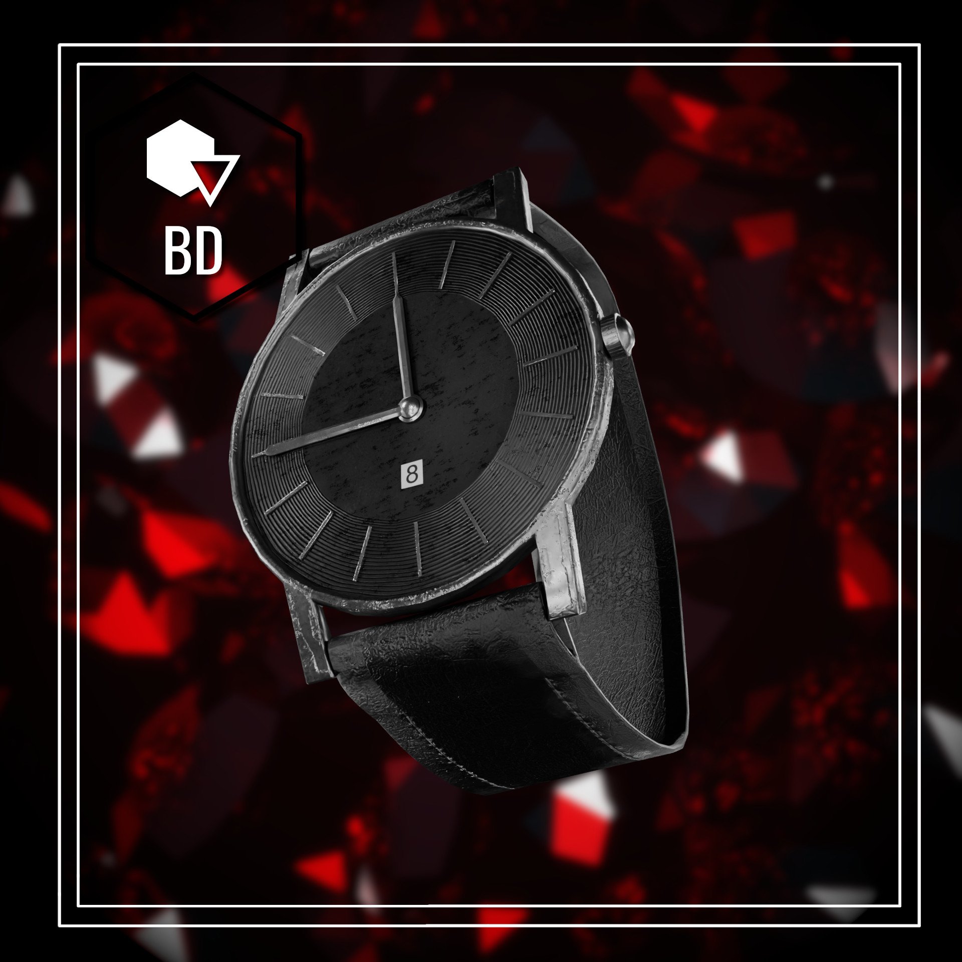 Leather watch