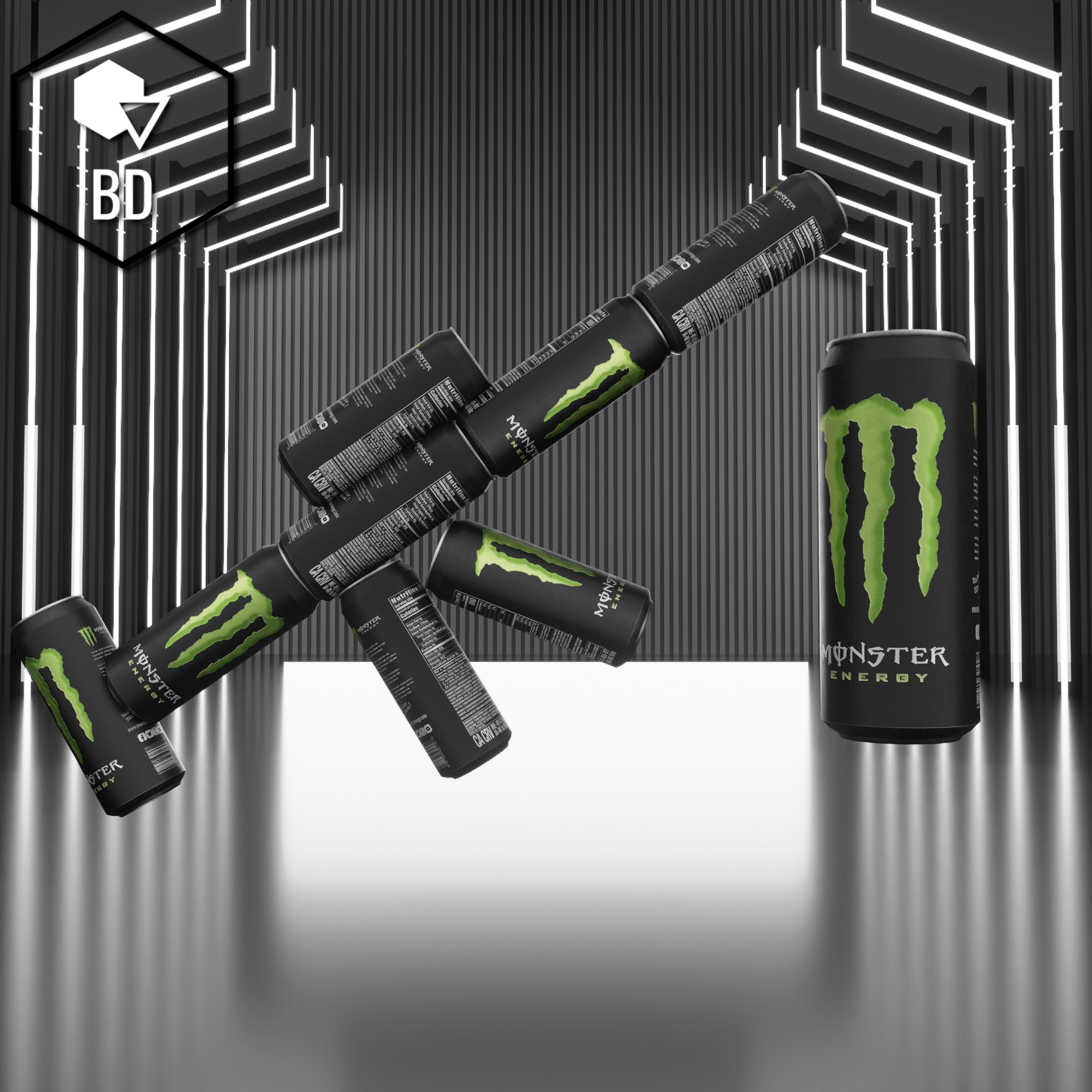 Energy drink can gun