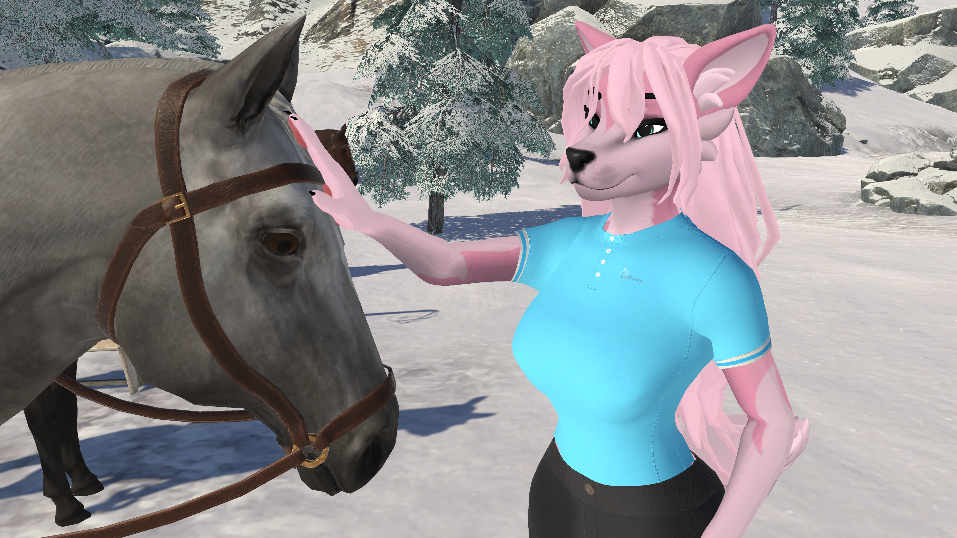Riding Polo - Winterpaw FemCanine
