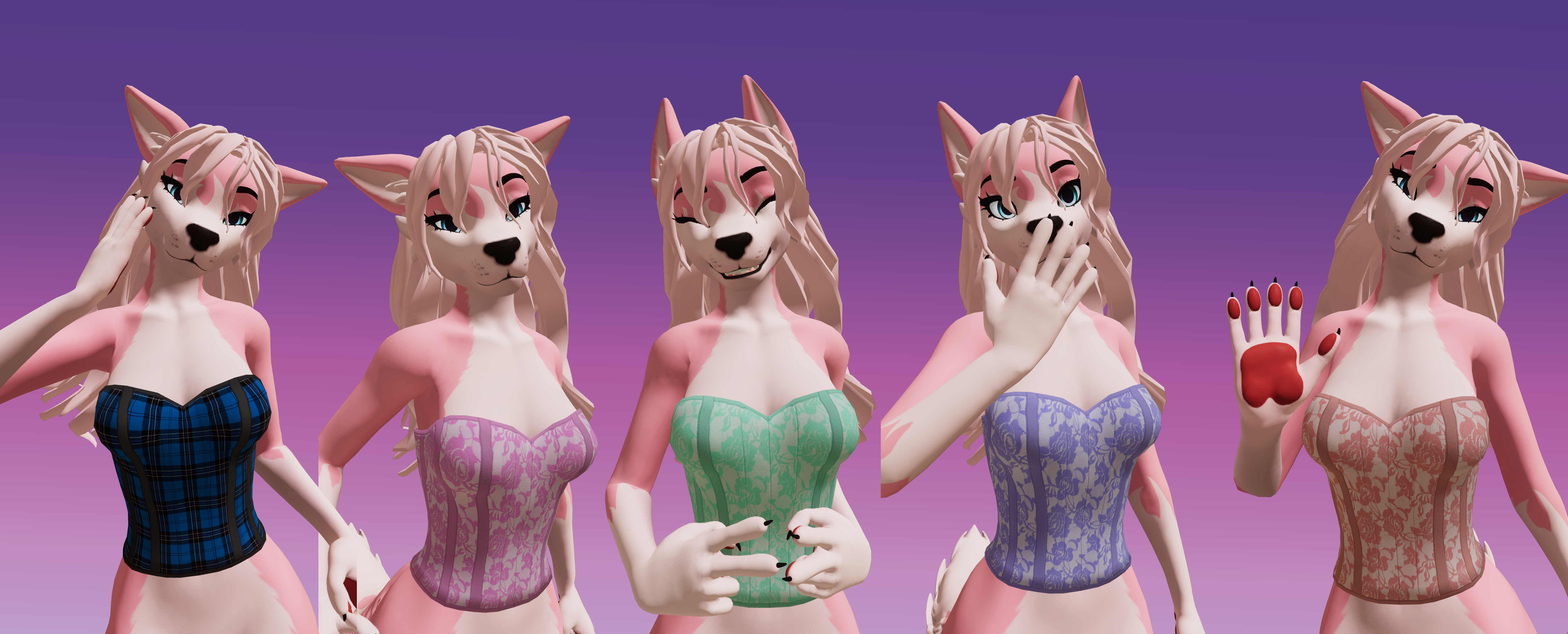 Lace Corset - Winterpaw FemCanine 2.0
