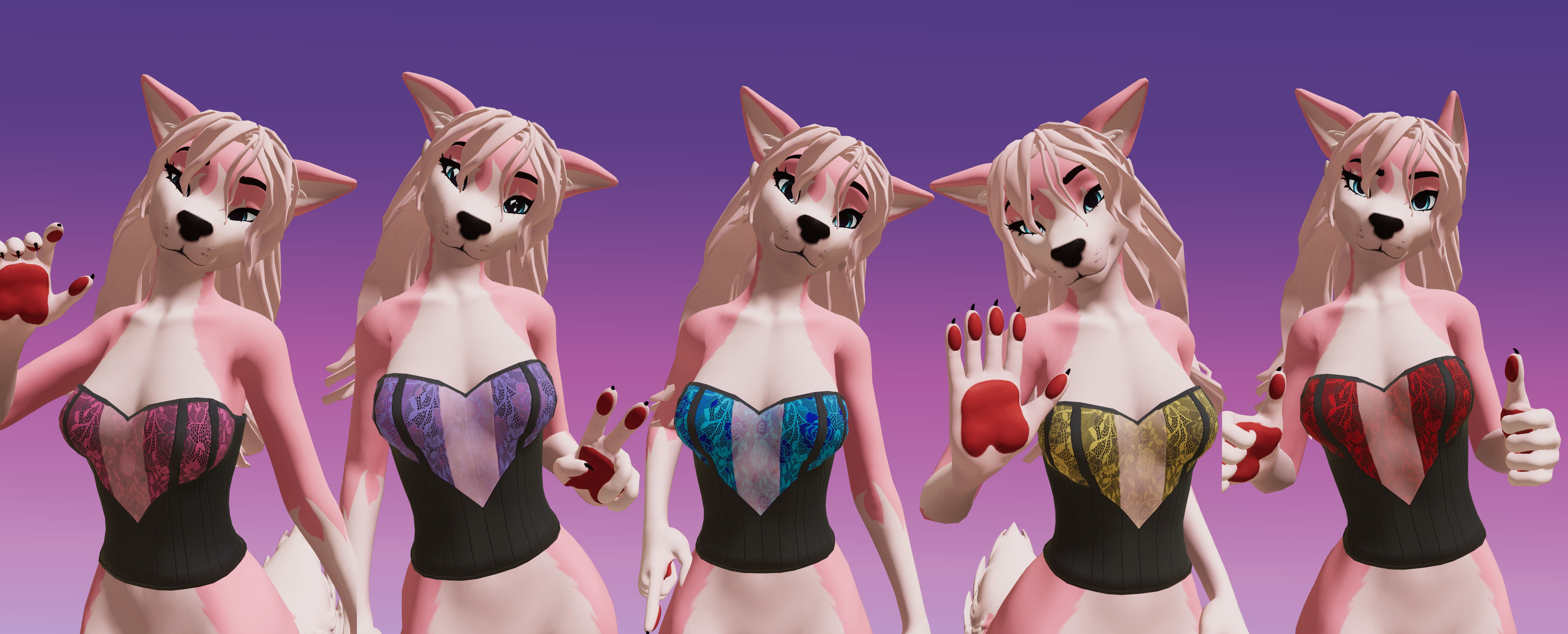 Lace Corset - Winterpaw FemCanine 2.0