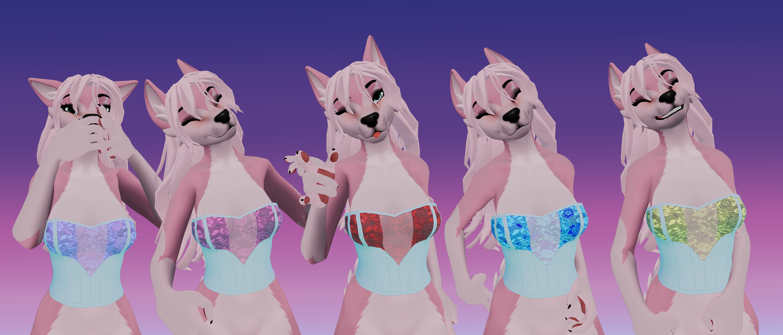 Lace Corset - Winterpaw FemCanine