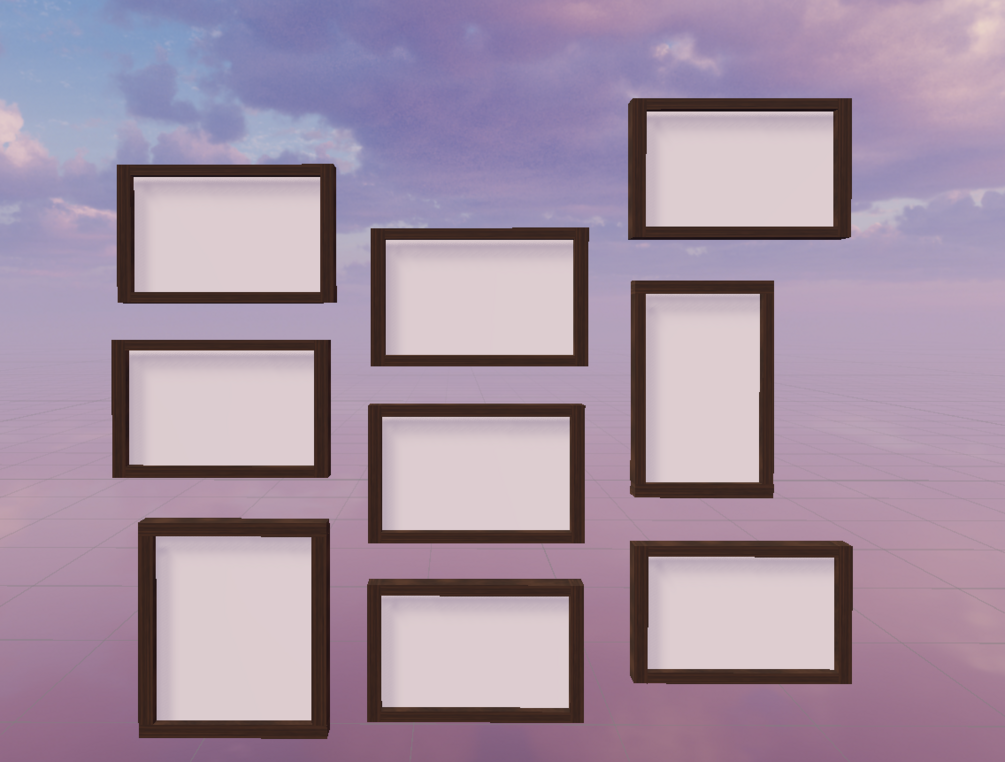 VRC Picture/Photo Frames (Free)
