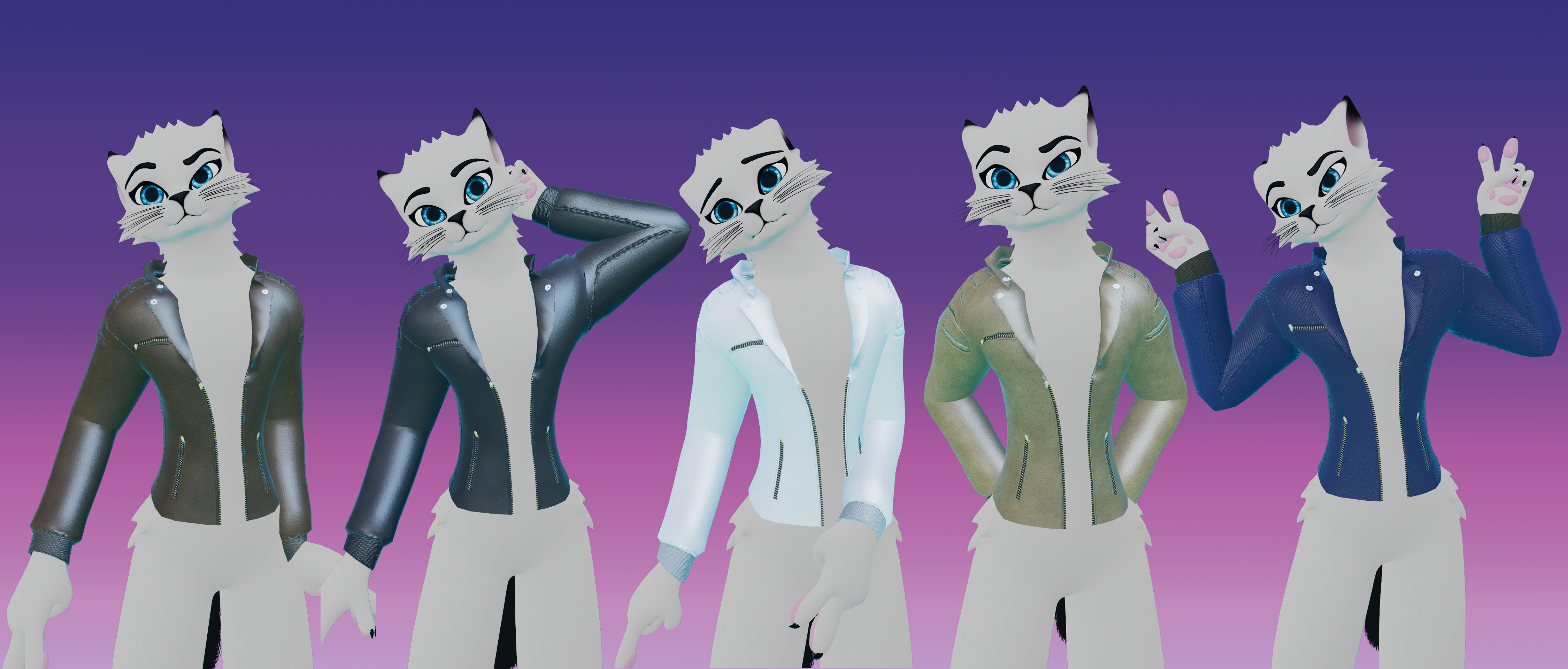 Leather Jacket -MiloFox Kit Avatars