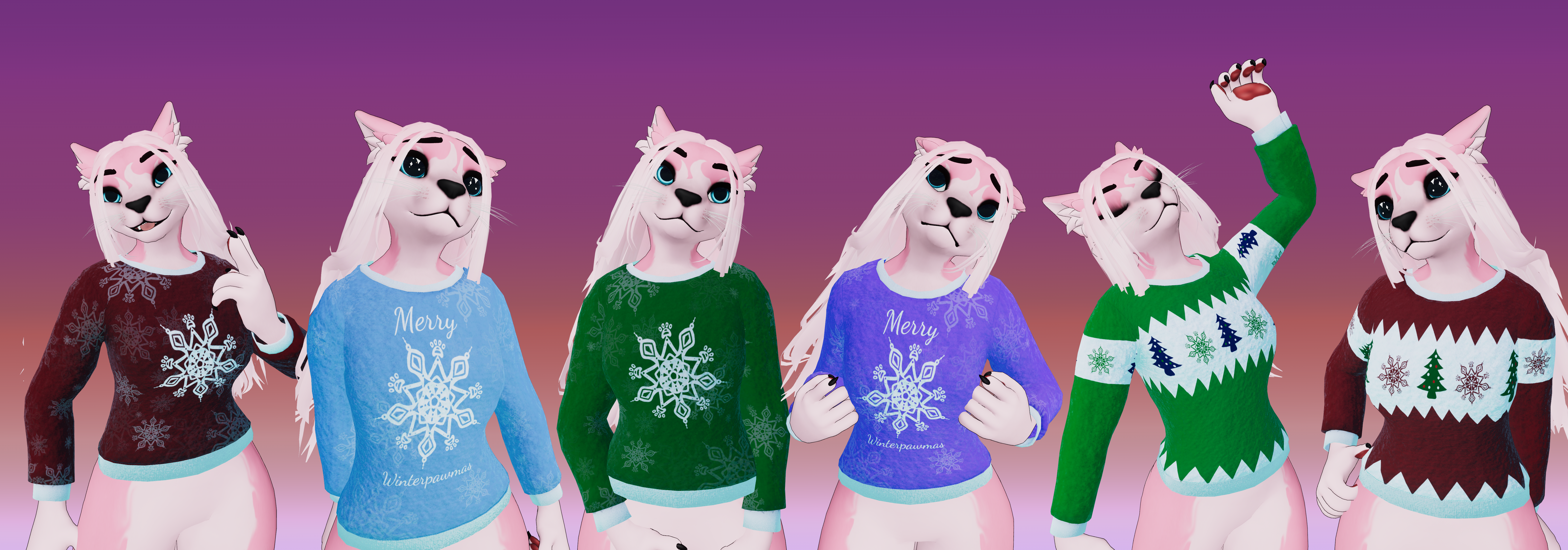 Festive Christmas Jumper - Winterpaw Avatars