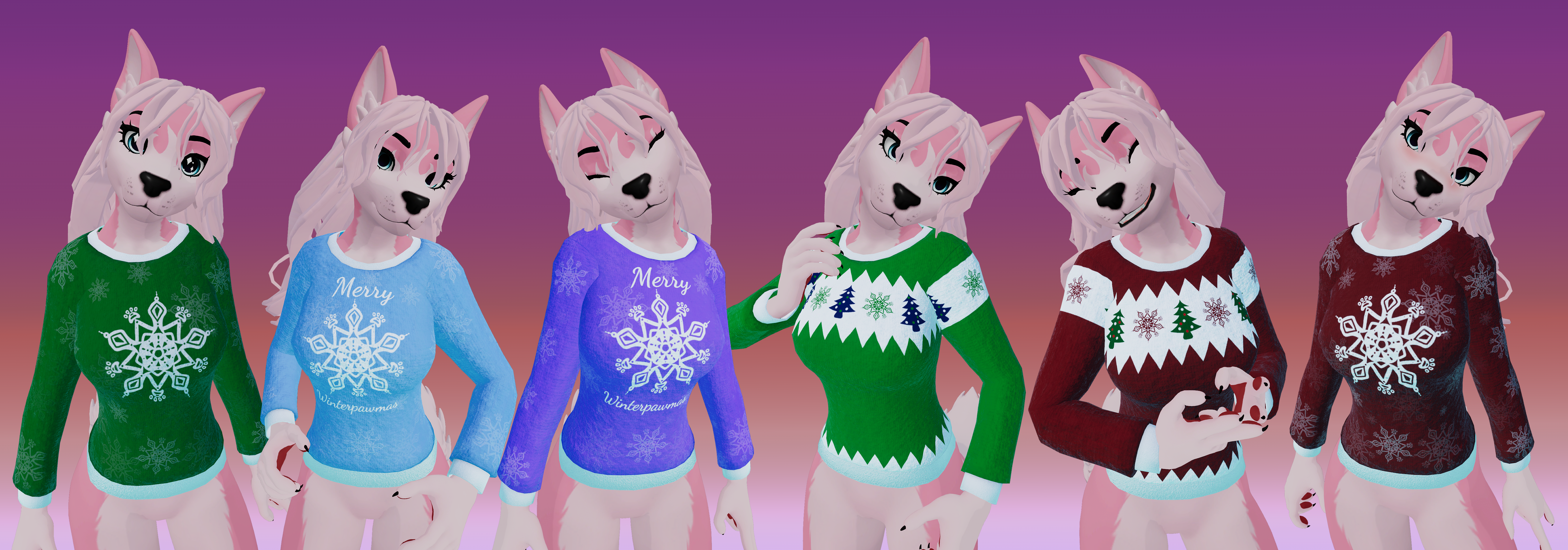 Festive Christmas Jumper - Winterpaw Avatars