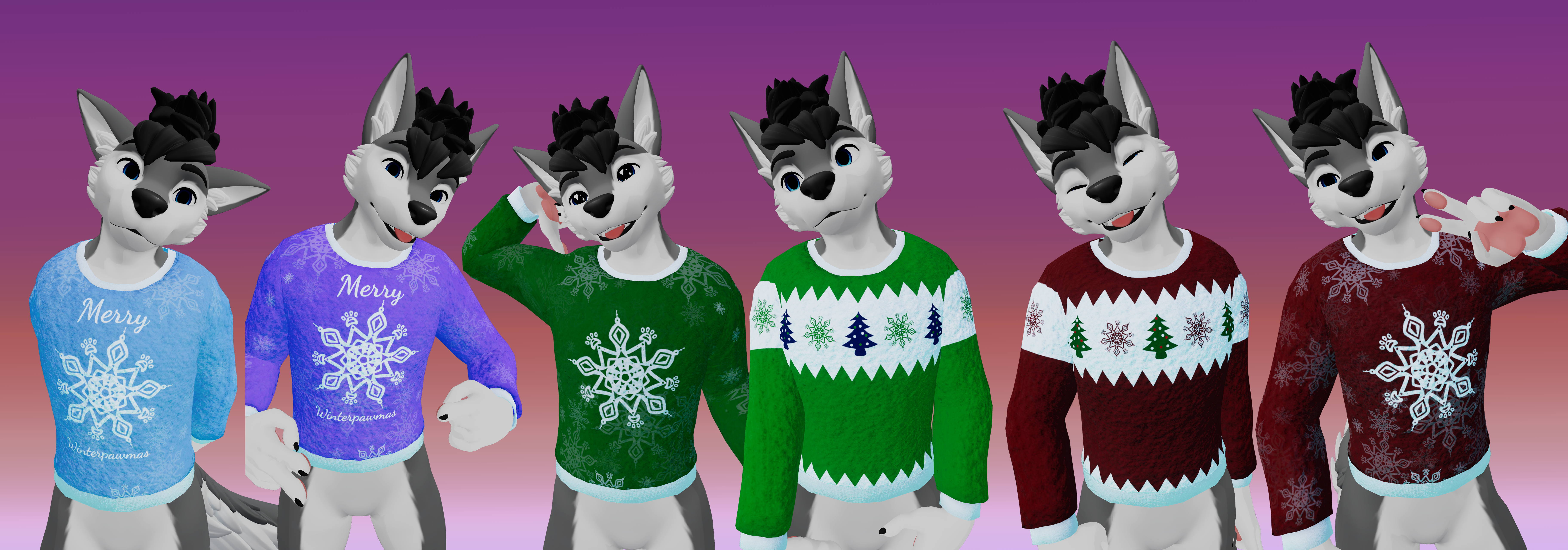 Festive Christmas Jumper - Winterpaw Avatars