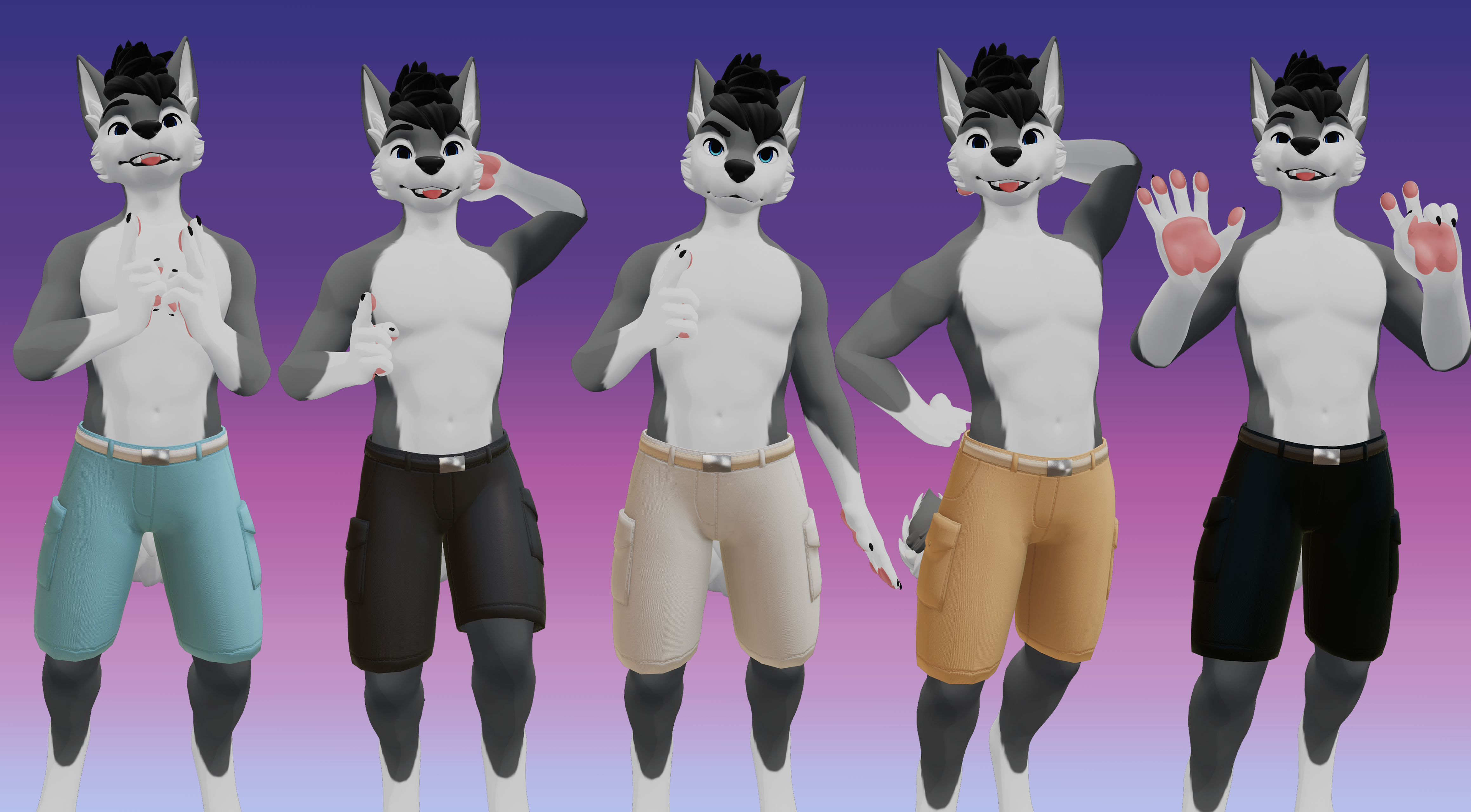 Cargo Shorts - Winterpaw Masccanine