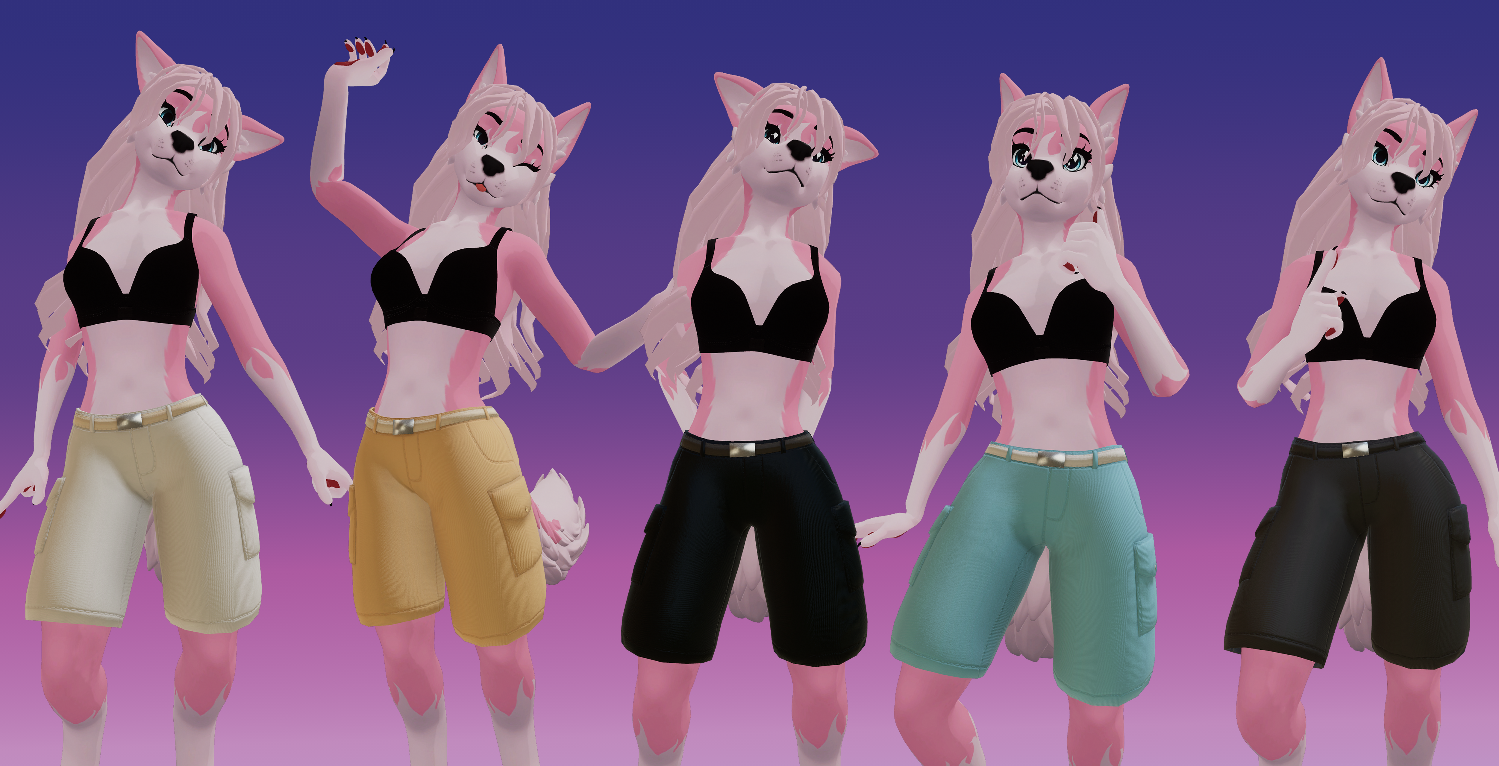 Cargo Shorts - Winterpaw Femcanine