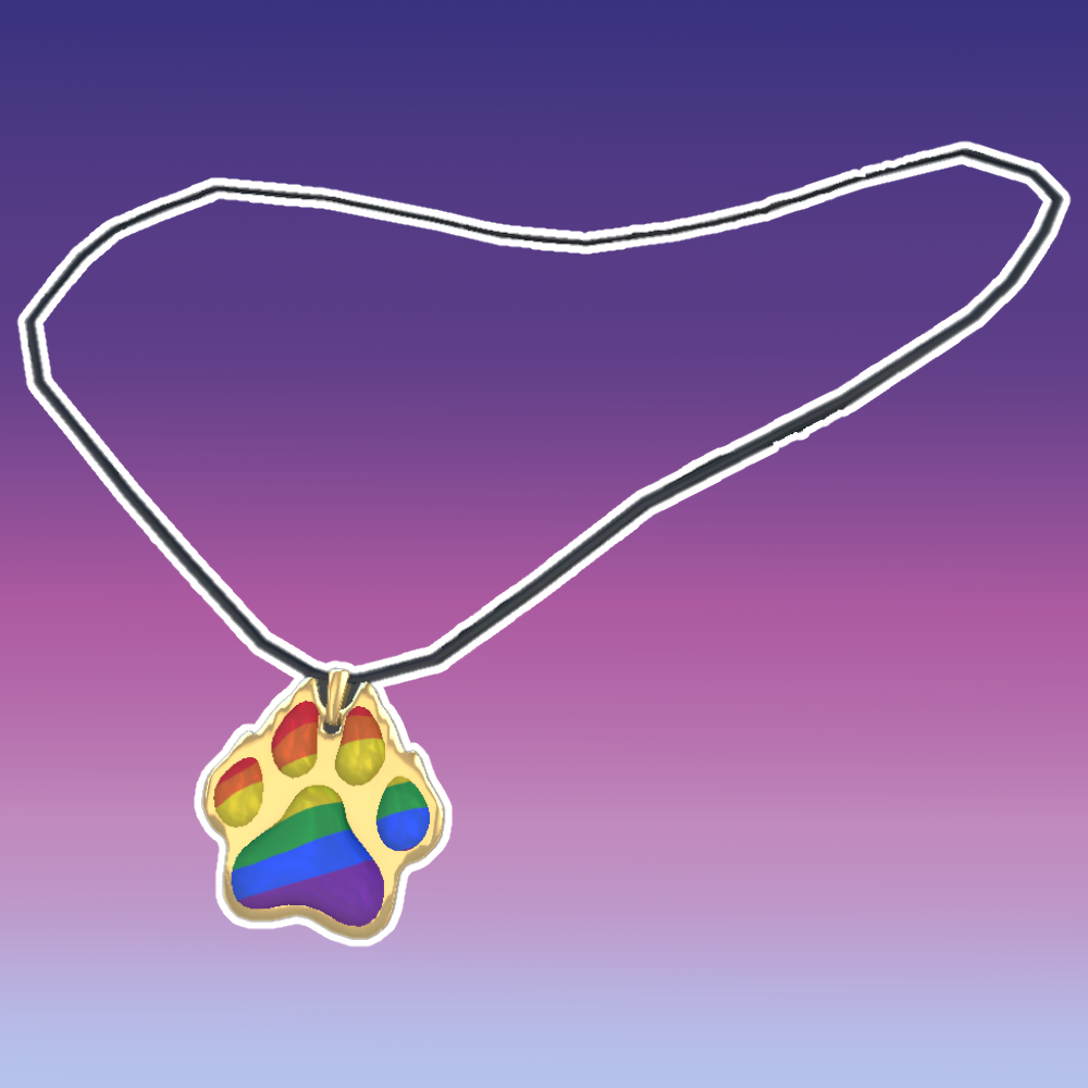 Universal Paw Print Necklace