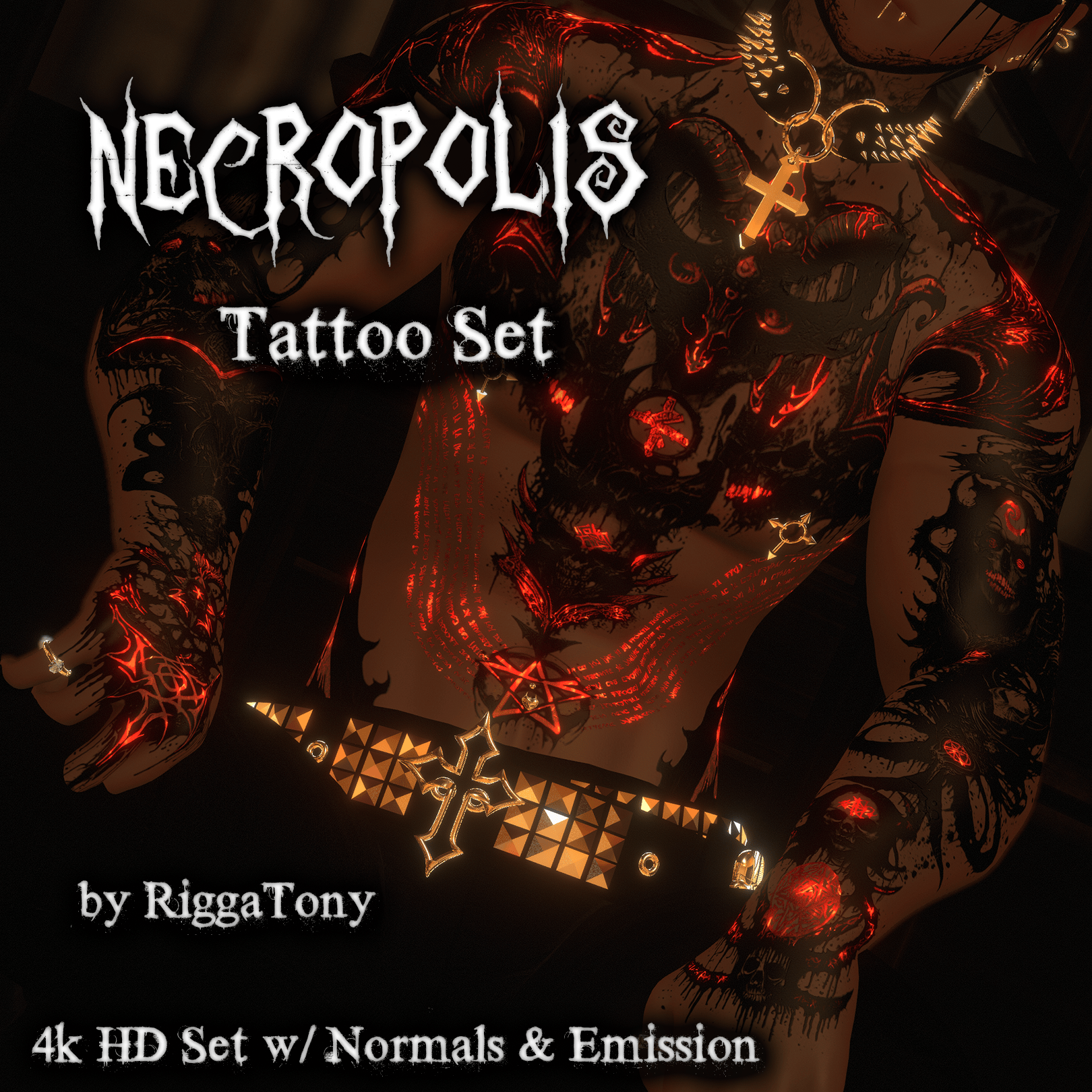 Necropolis Tattoo Set