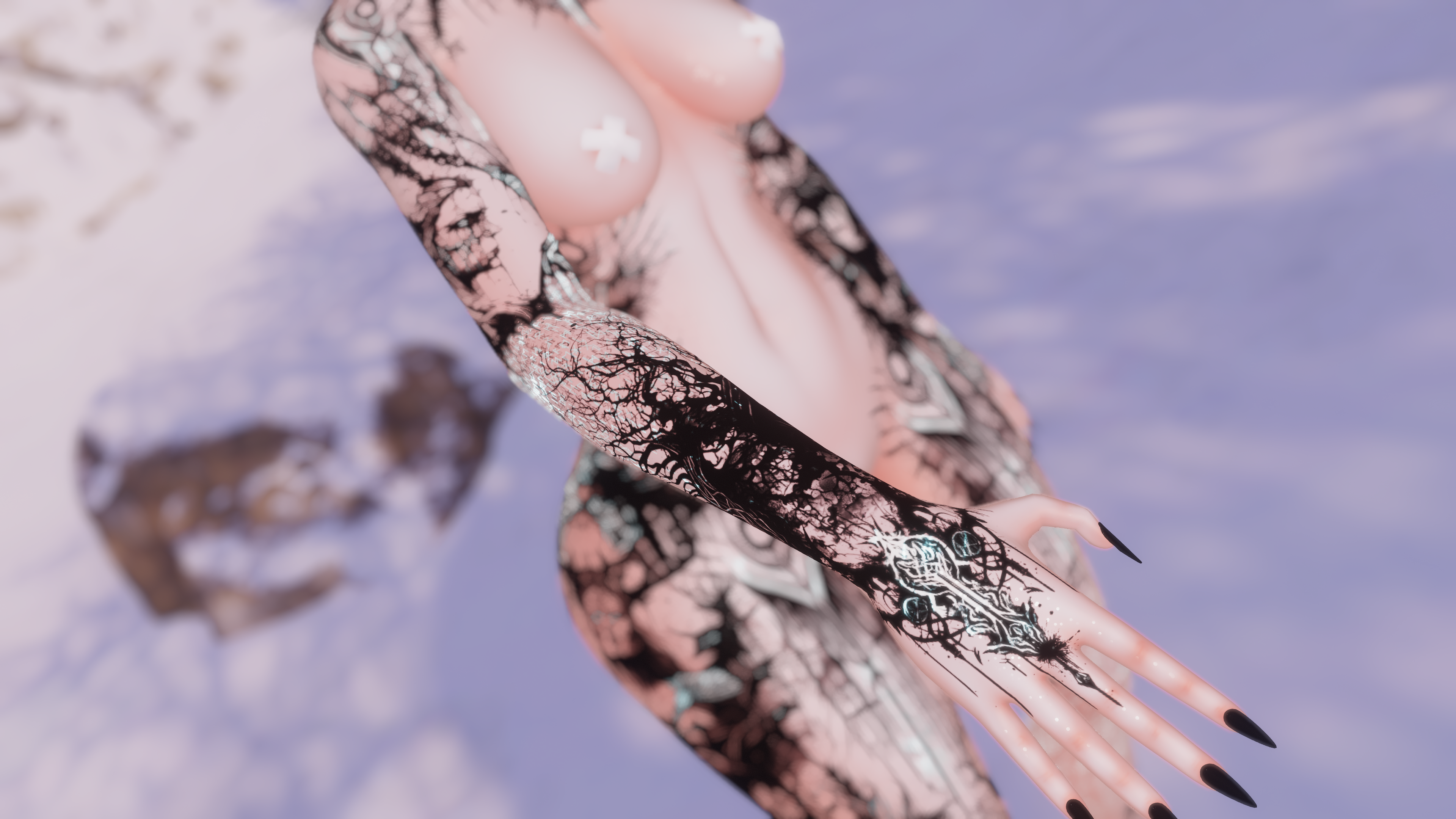 Hel's Mantle (Remastered) Tattoo Set