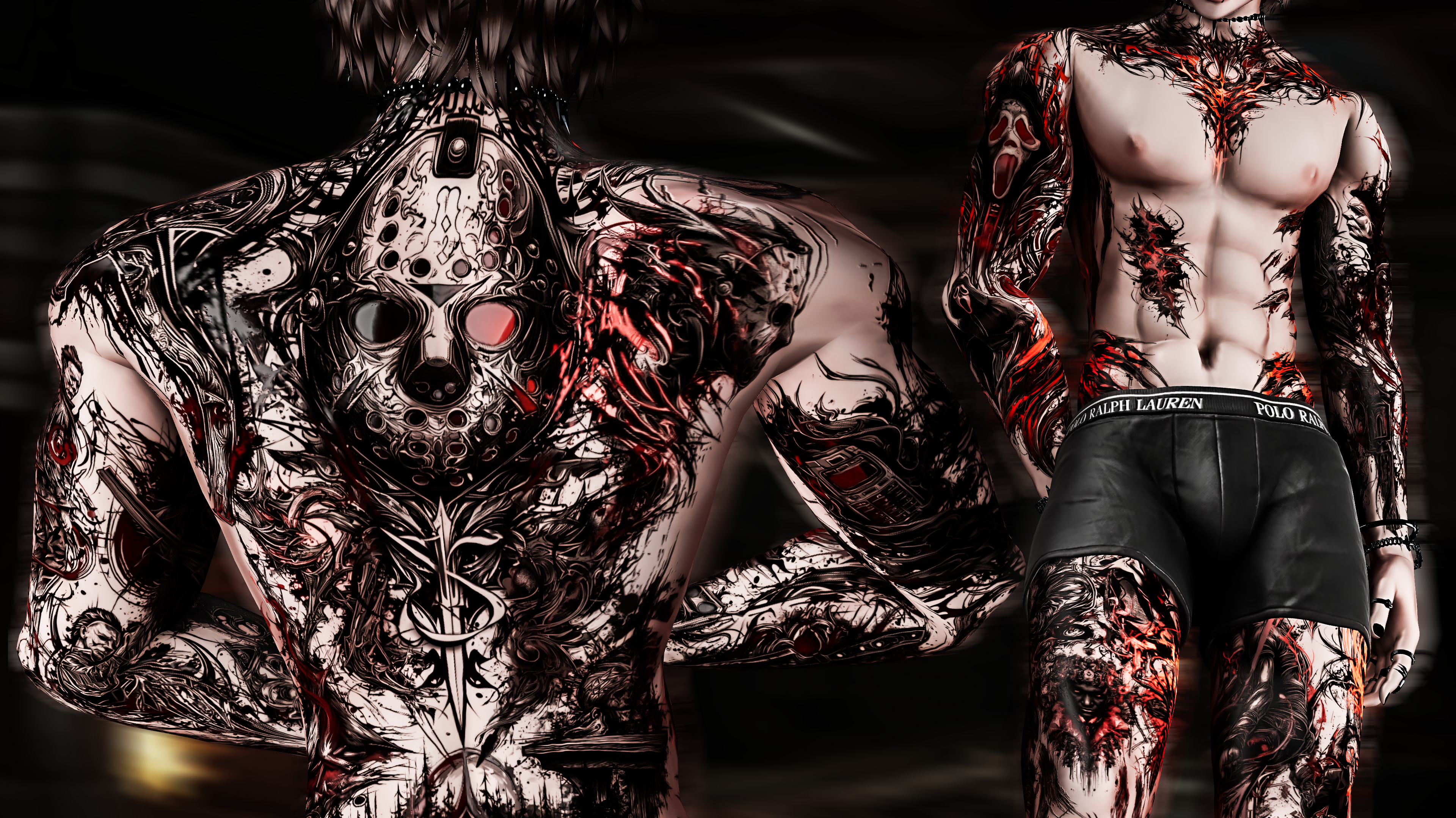 Horror Tattoo Set