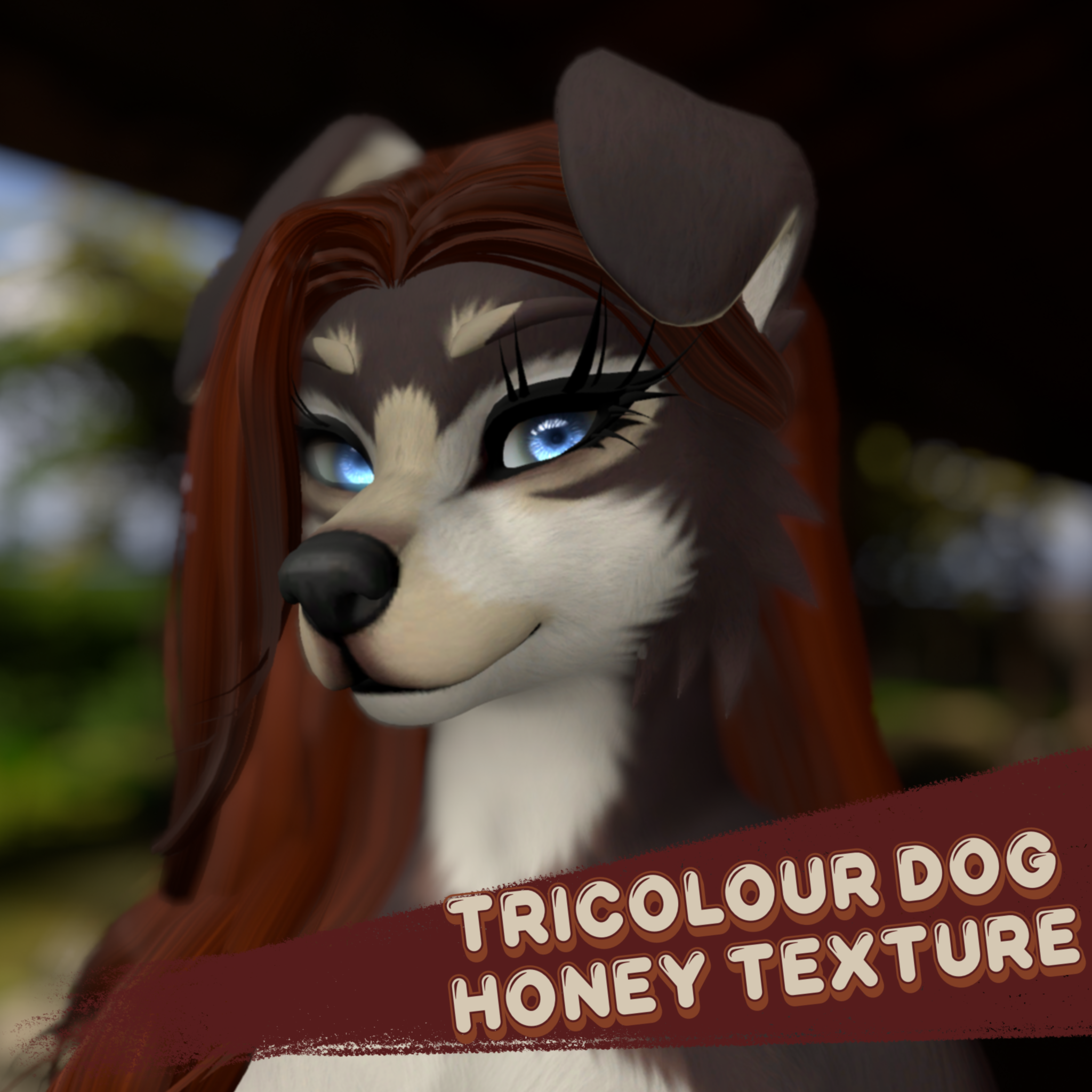 Tricolour dog texture for Foxipaws' Honey
