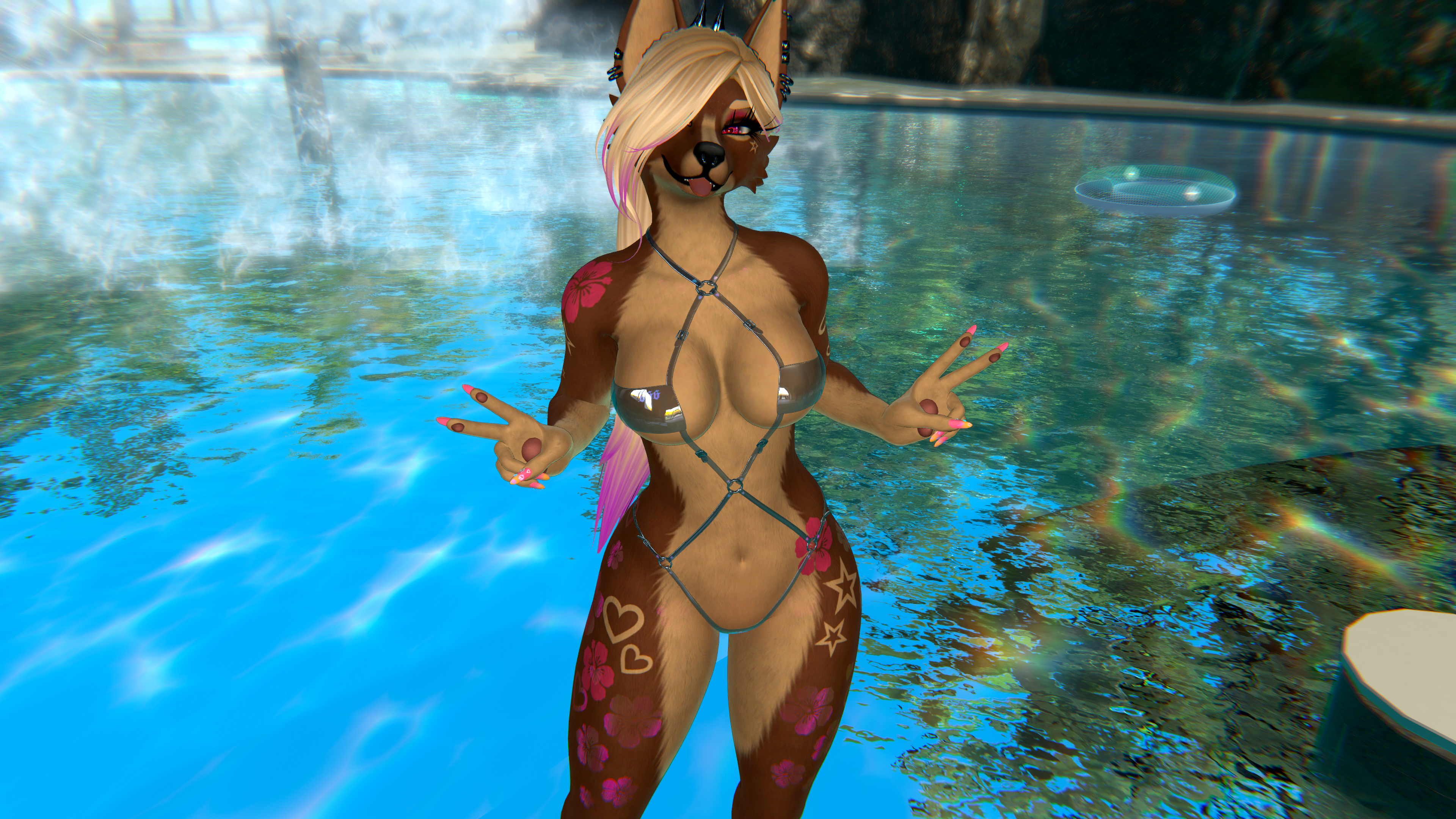 Gyaru texture for Foxipaws Aurora