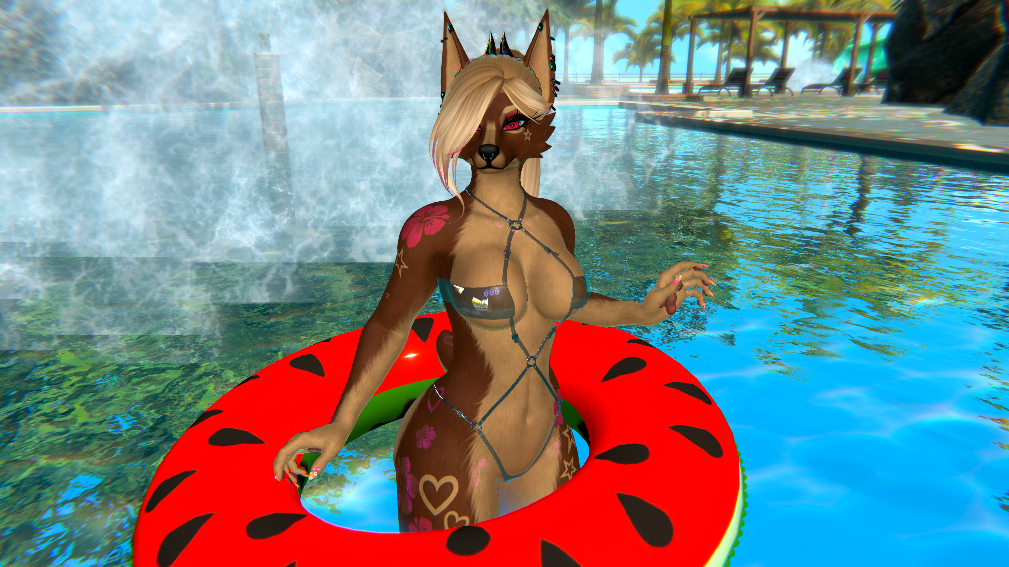 Gyaru texture for Foxipaws Aurora