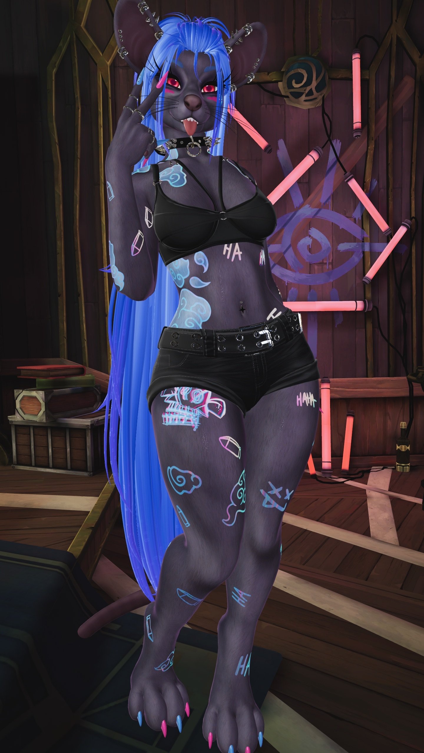 Arcane Jinx texture for FoxiPaws Pepper