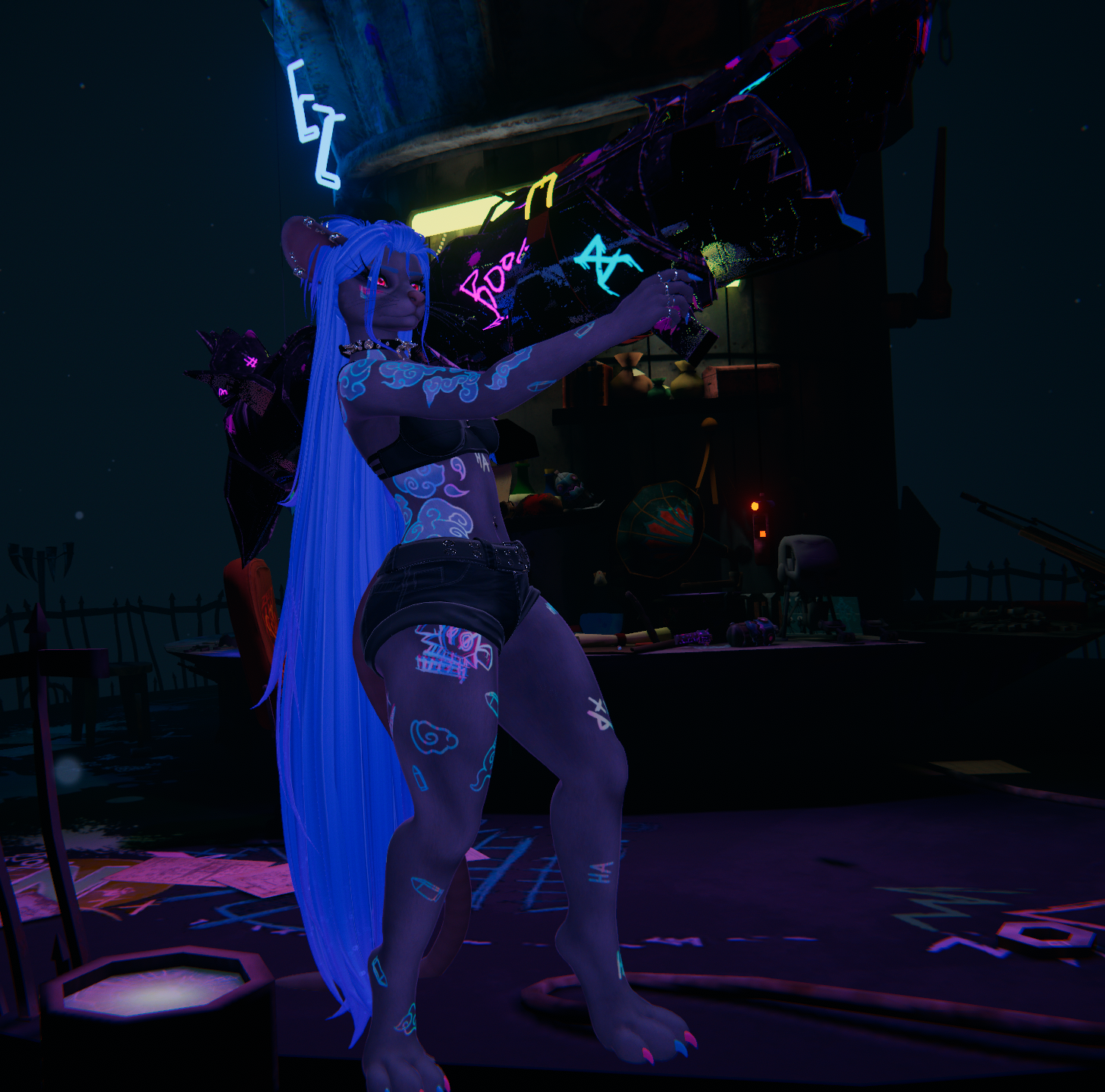 Arcane Jinx texture for FoxiPaws Pepper