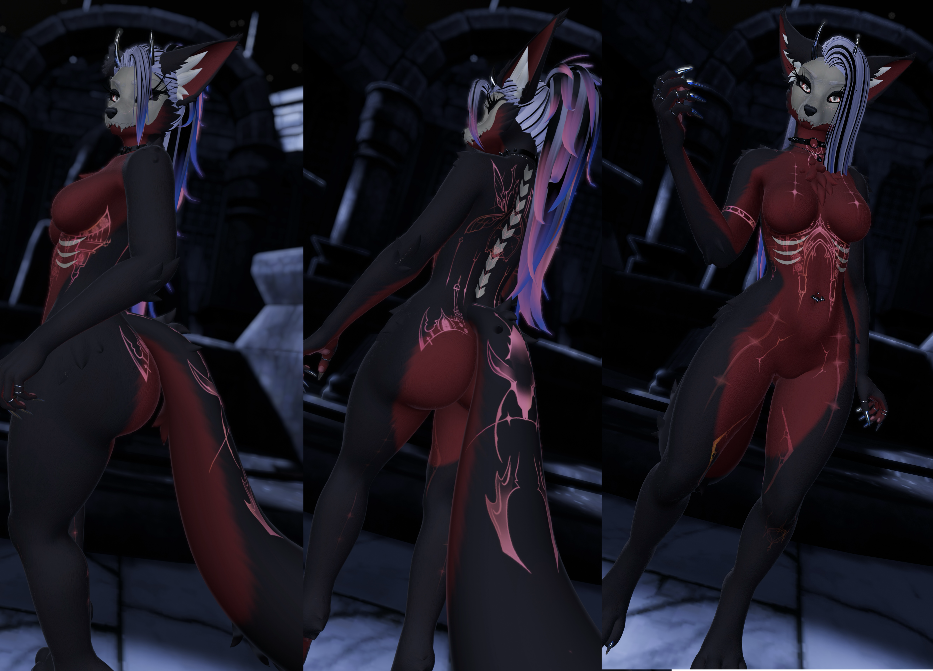 Hellfox texture for Foxipaws Nebula