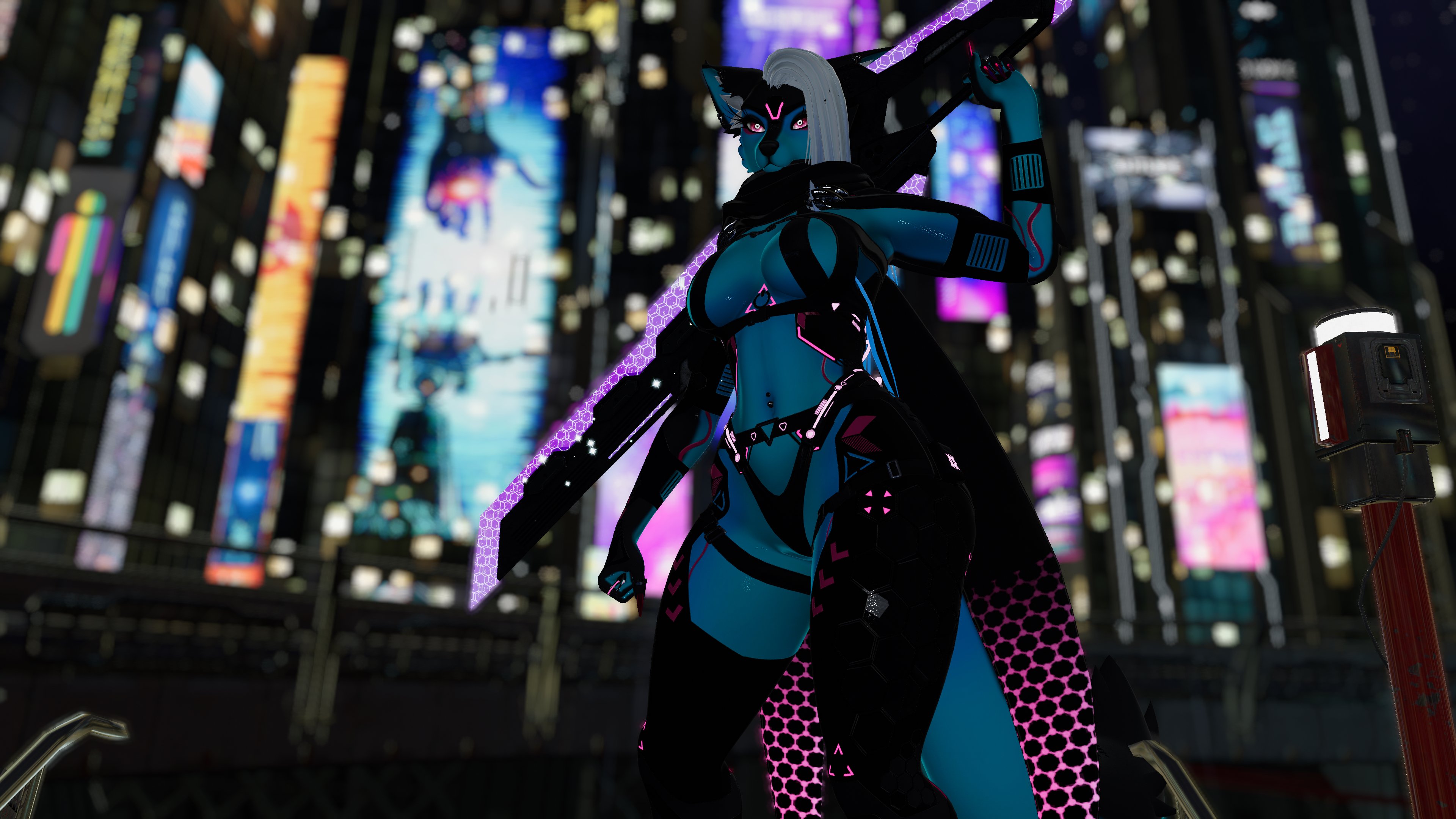 Cybernetic texture for Foxipaws Nebula